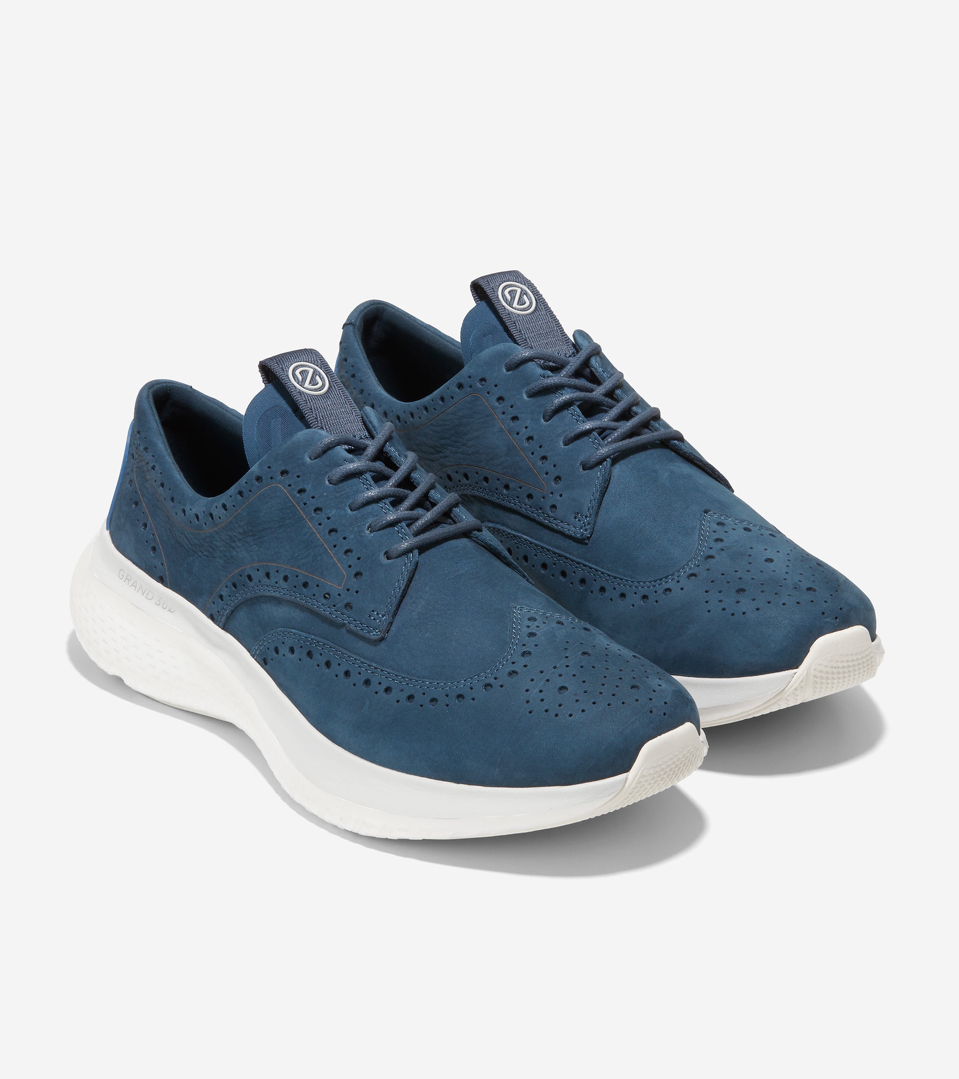 C35822-Zerã˜Grand Changepace Wingtip Sneaker-Moonlit Ocean Nubuck