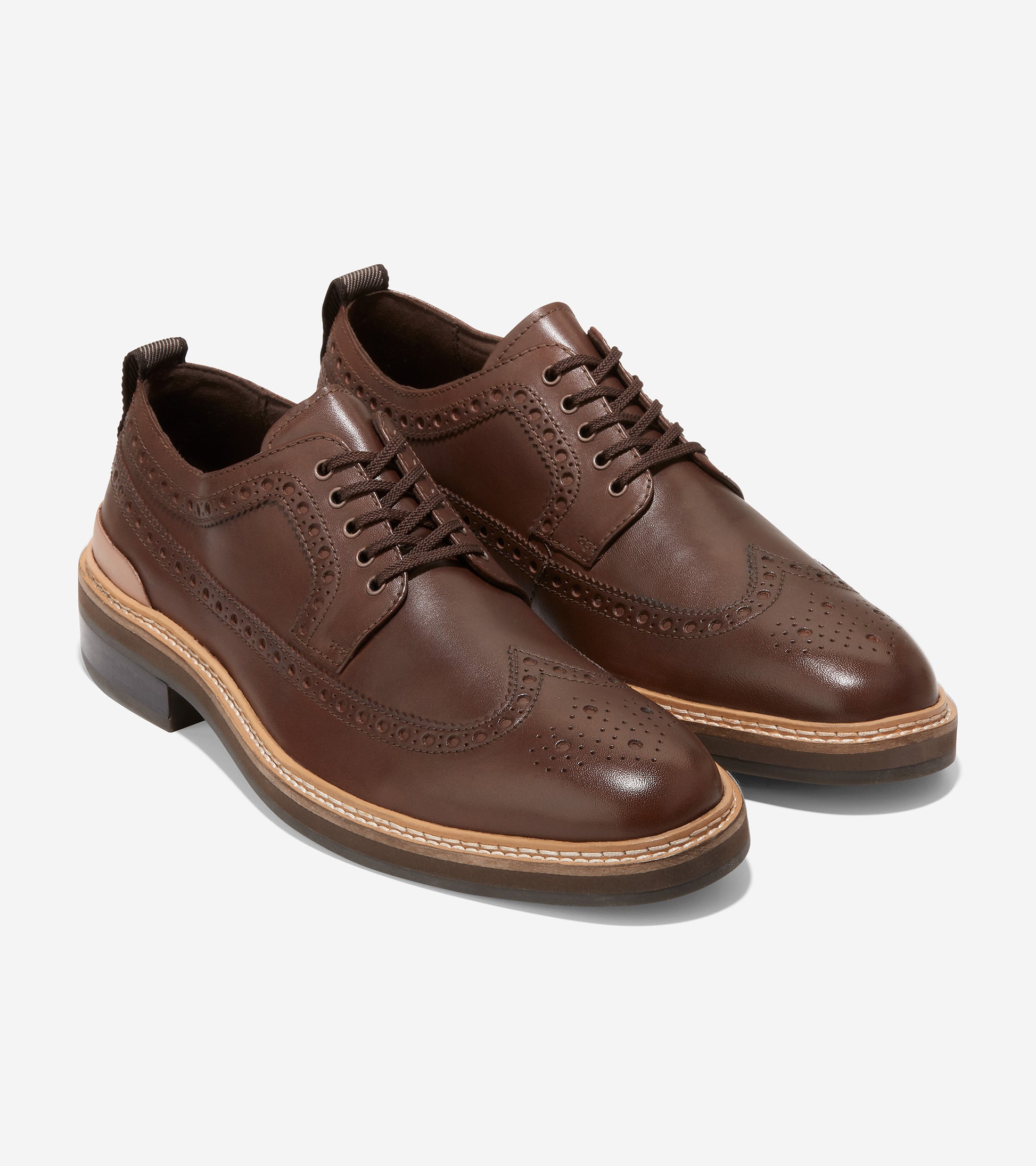 c35837-Davidson Grand Wingtip Oxford-Dark Coffee