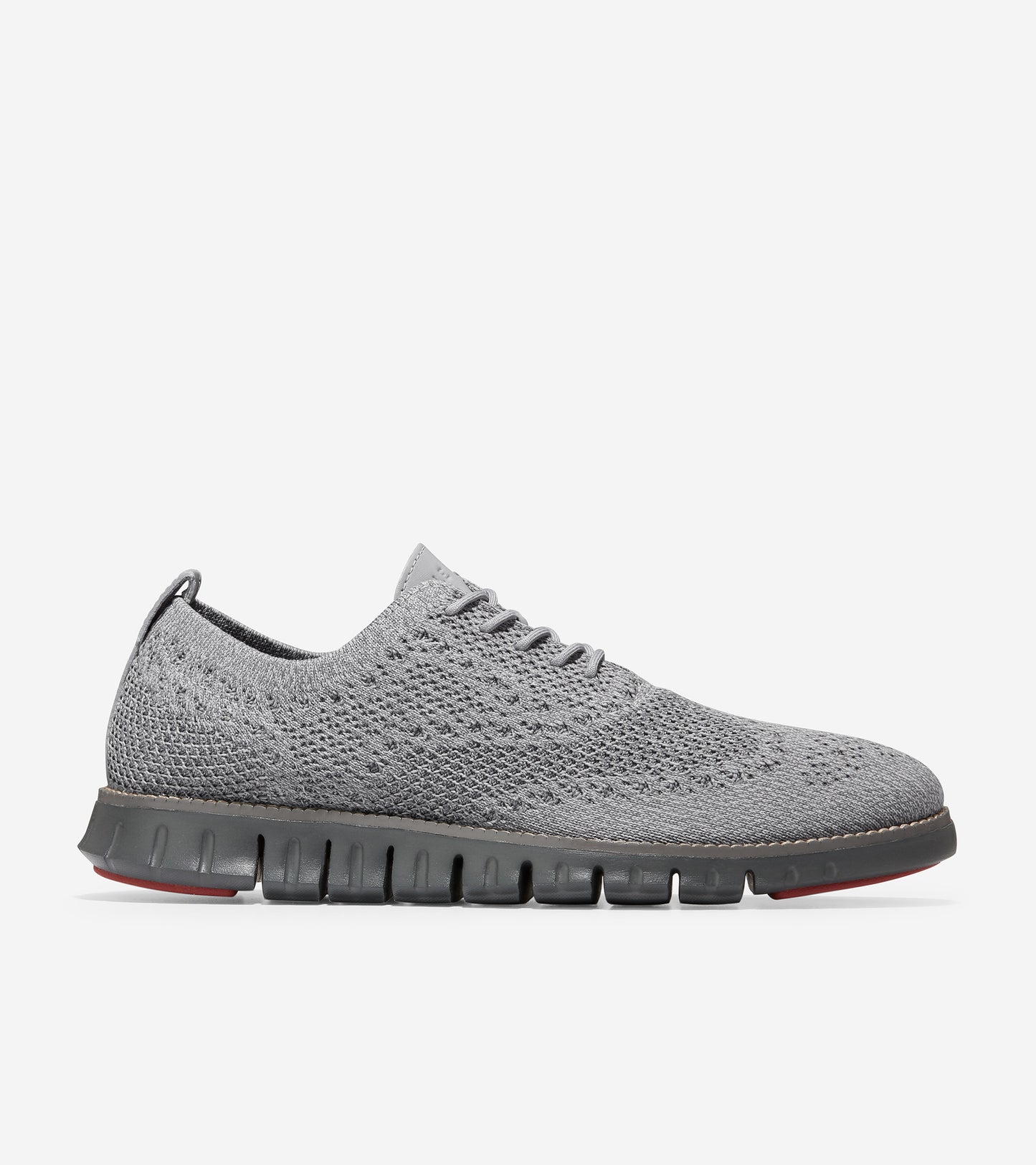 C35913-ZerØGrand Wingtip Oxford-Grey Stitchlite™