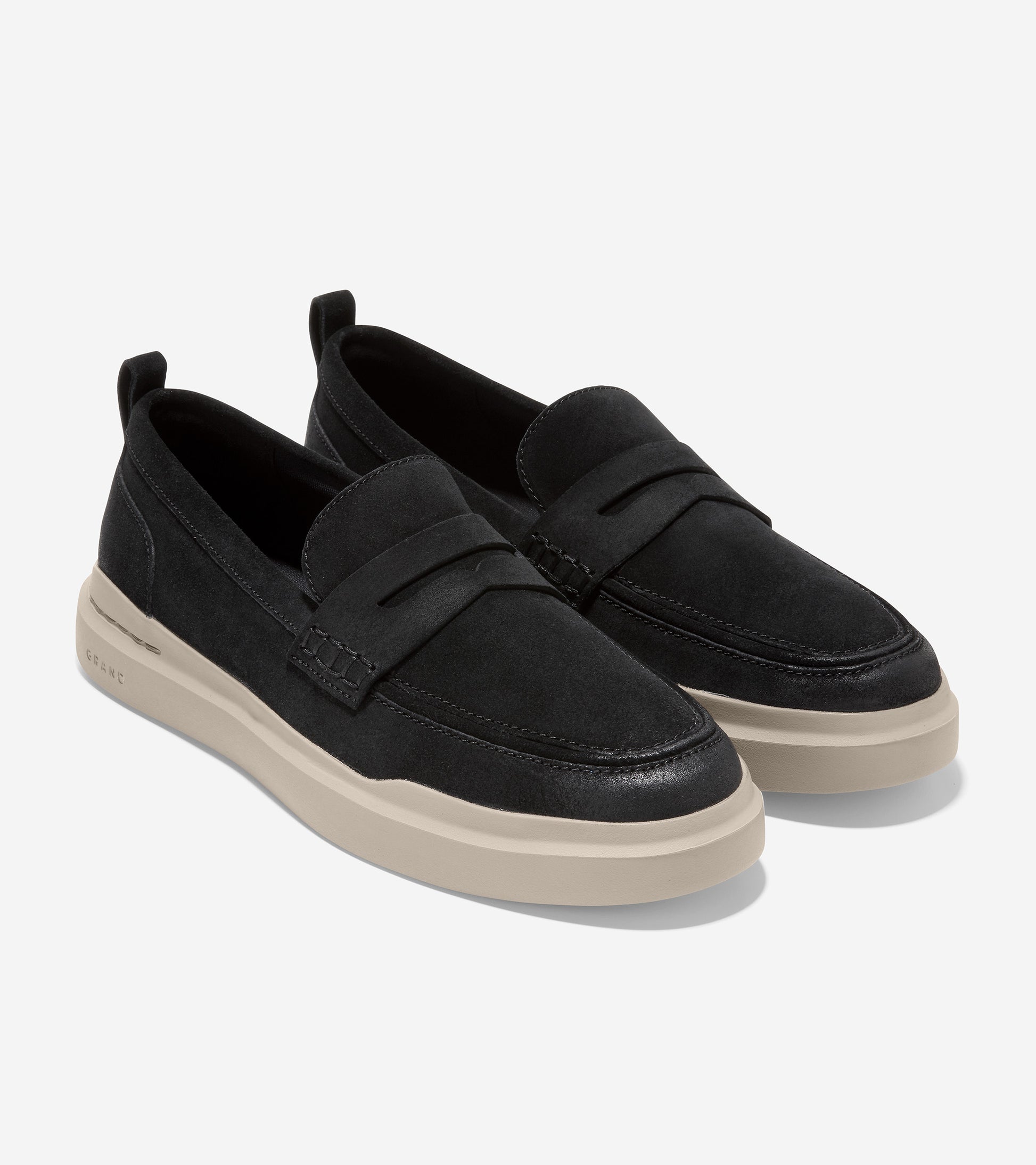 c36090-GrandPrø Rally Penny Loafer-Black Suede