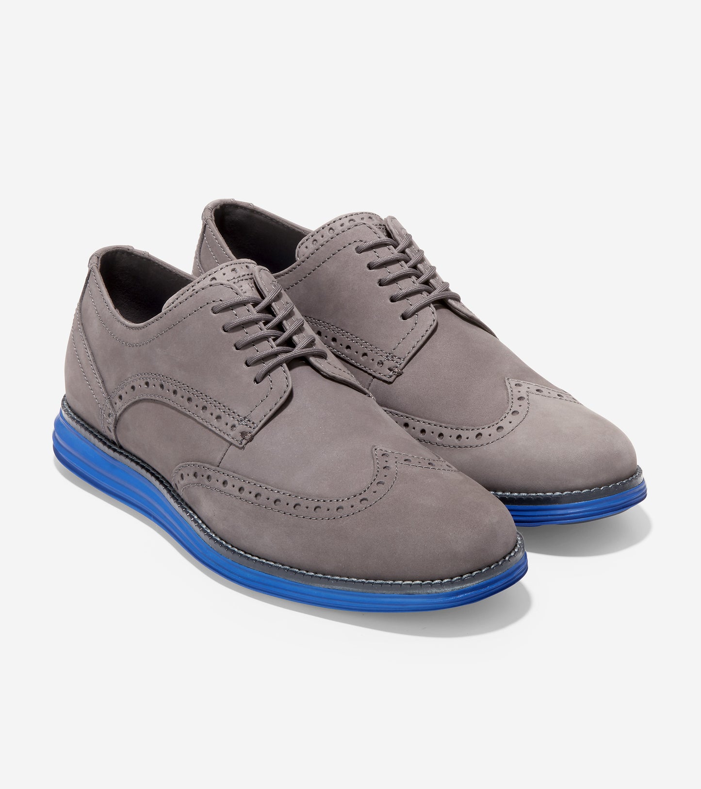 C36196-Men's ØriginalGrand Wingtip Oxford-Eiffel Tower-Dazzling Blue