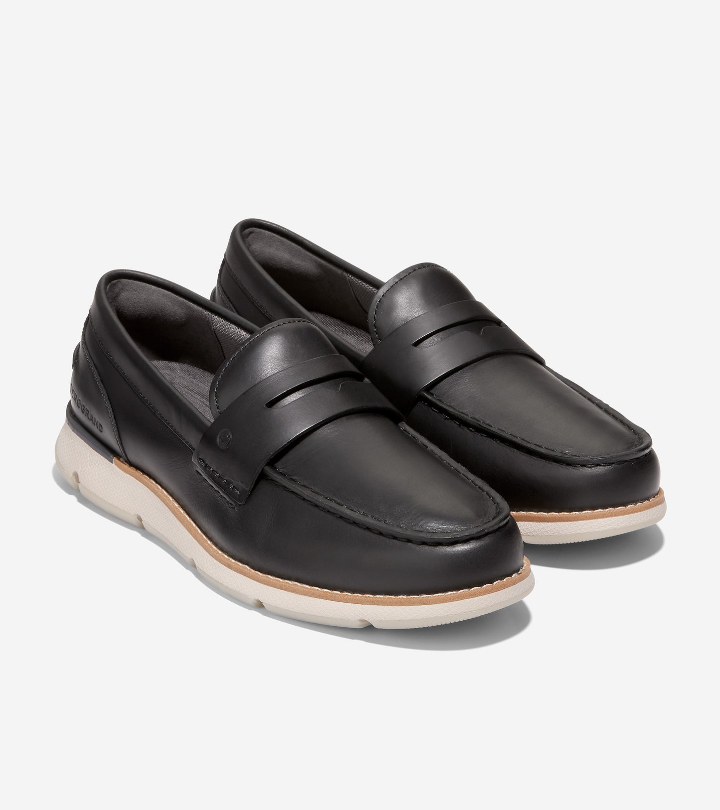 C36209-Men's 4.ZERØGRAND Loafer-Black-Silver Birch