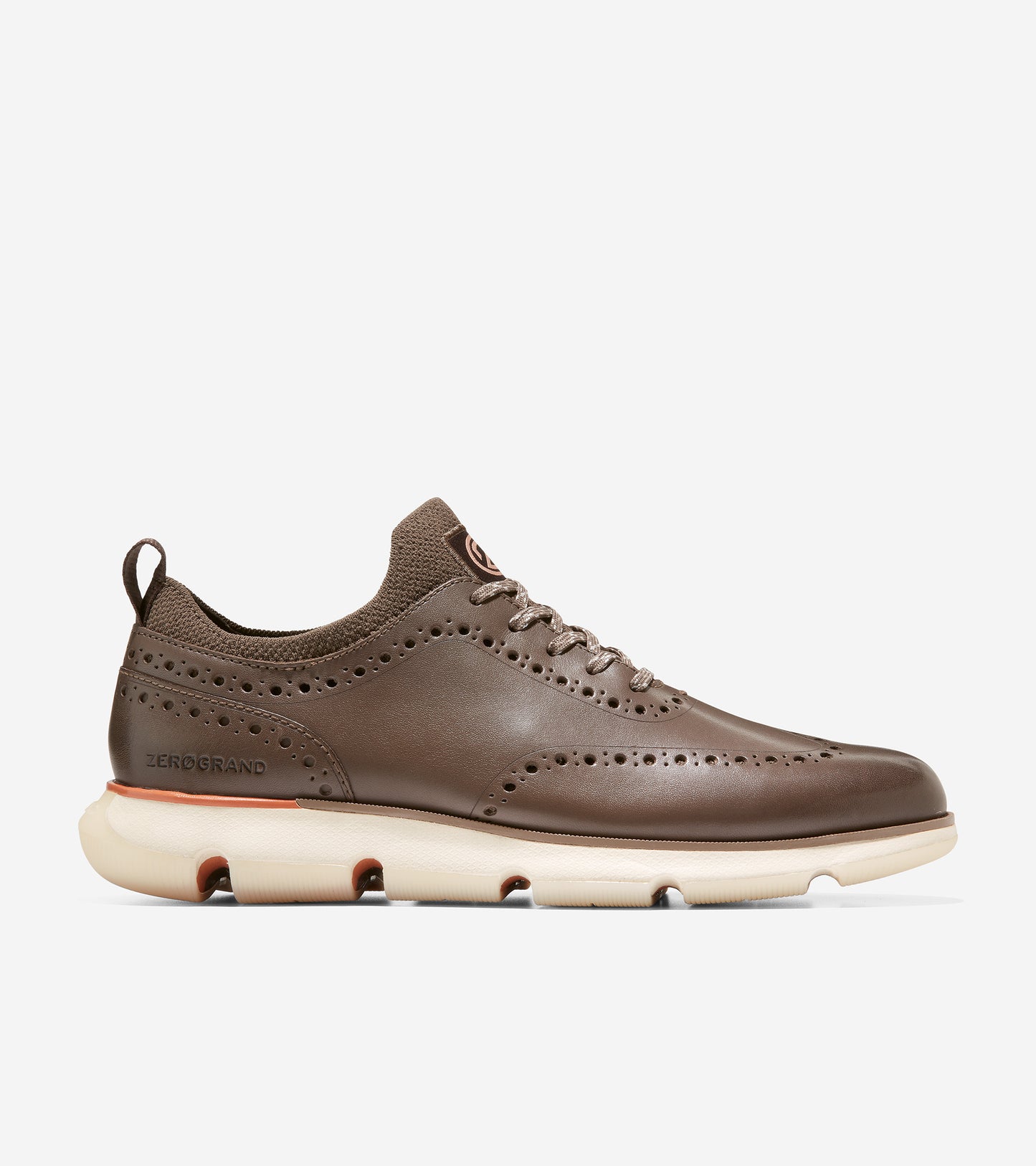 C36211-Men's 4.ZERØGRAND Wingtip Oxford-Morel-Egret