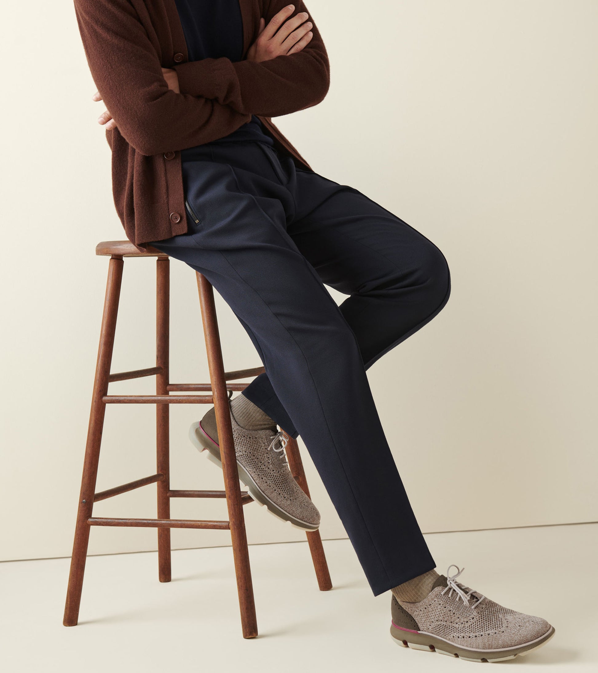 Outfit Cole Haan Zerogrand White Stitchlite Oxfords Men's Oxford