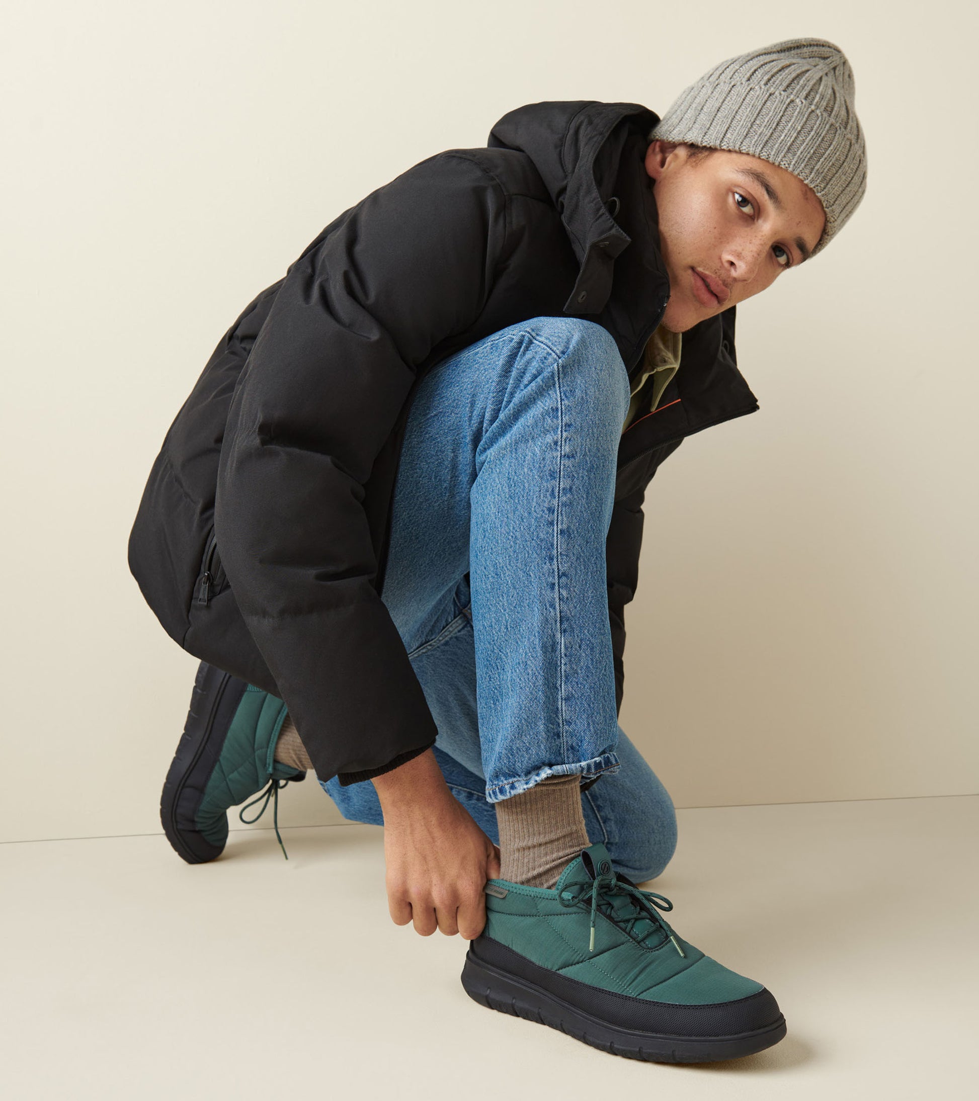 Men's Generation Zerøgrand Rec Mid Slipper-c36256-Trekking Green