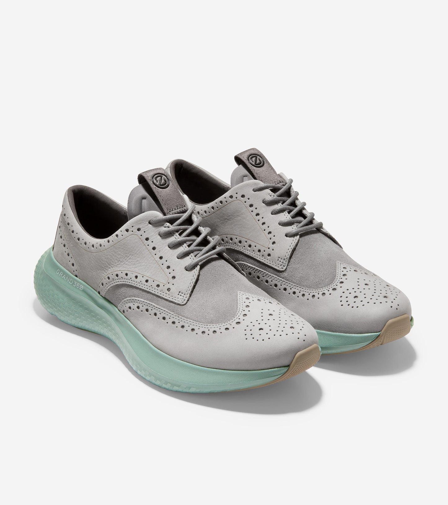 c36464-ZERØGRAND Changepace Wingtip Sneaker-Sleet-Granite