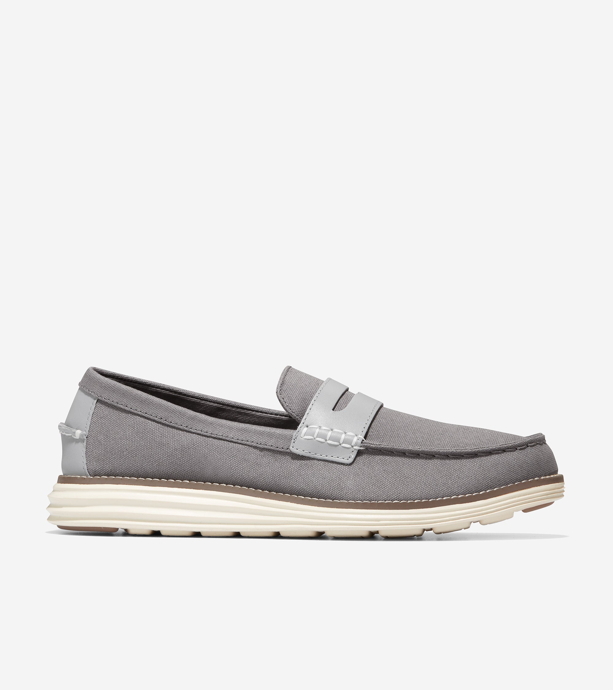 ØriginalGrand Canvas Penny Loafer-C36487-GREY – Cole Haan Saudi Arabia
