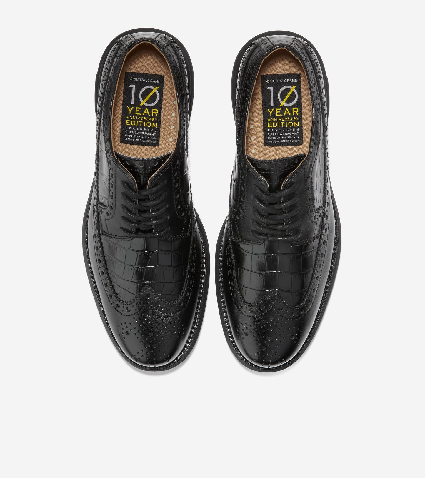 c36513-Men's ØriginalGrand Longwing Oxford-Black Croc Print-Black