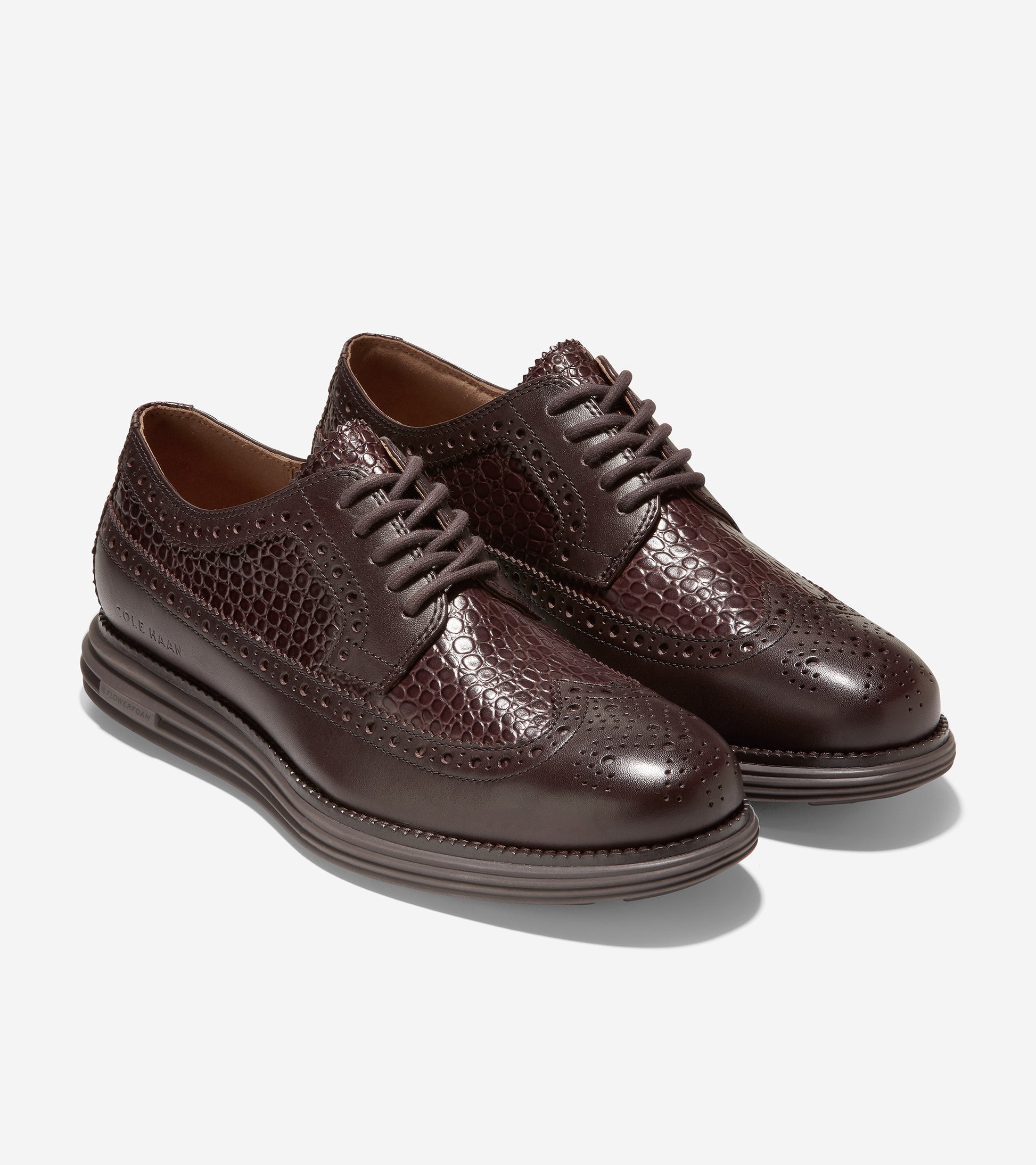 c36514-Men's ØriginalGrand Longwing Oxford-Chestnut Croc Print