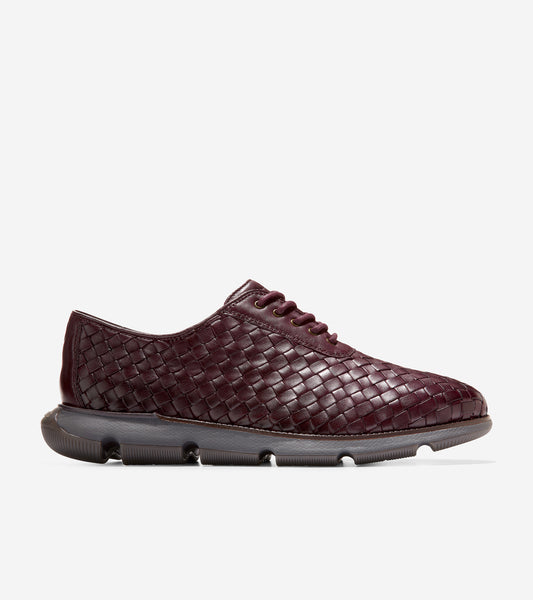 c36524-4.ZERØGRAND Hand-Woven Oxford-Cordovan Leather-Magnet