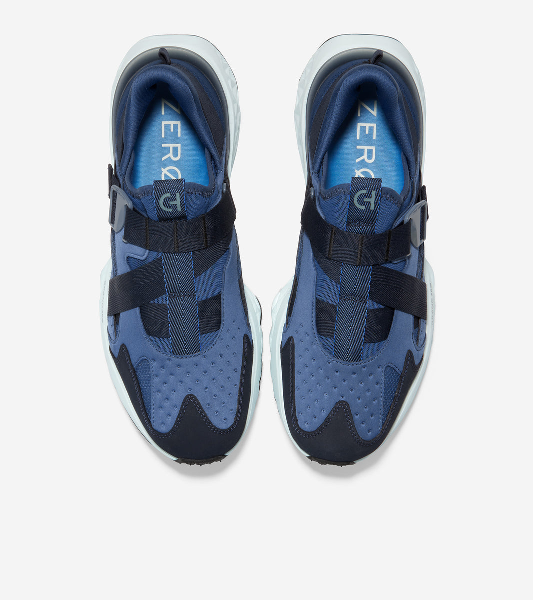 C36595-Men's 5.ZERØGRAND Monk Strap Running Shoe-Navy Blazer-Ensign Blue-Blue Glass