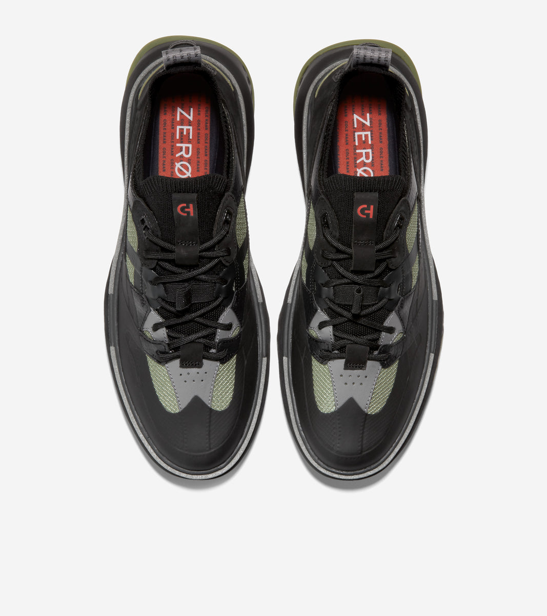 Men's 5.ZERØGRAND WRK Sneaker-C36847-Black/Oil Green/Burnt Ochre