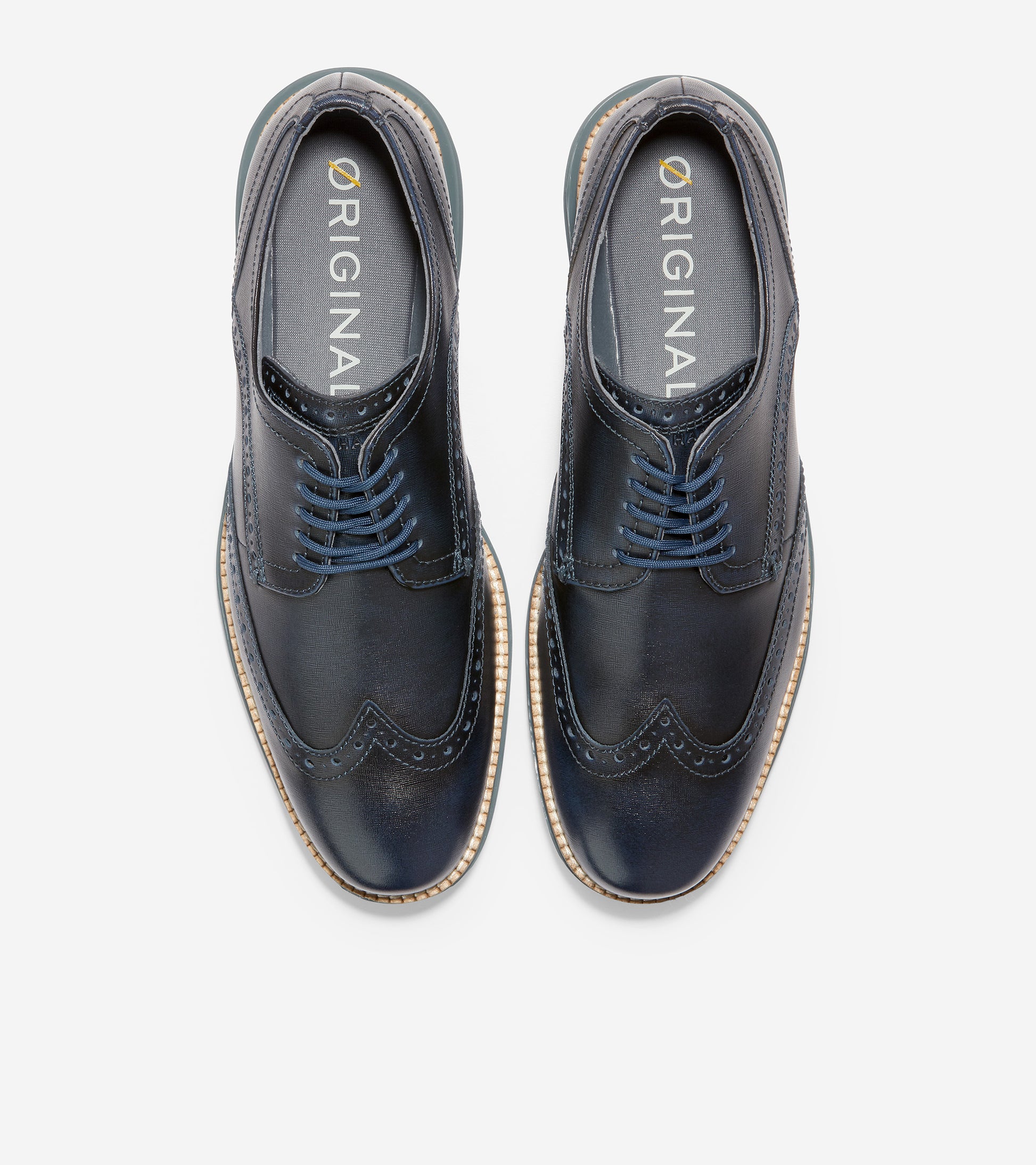 C36878-Men's ØriginalGrand Wingtip Oxford -Ensign Blue-Stormy Weather