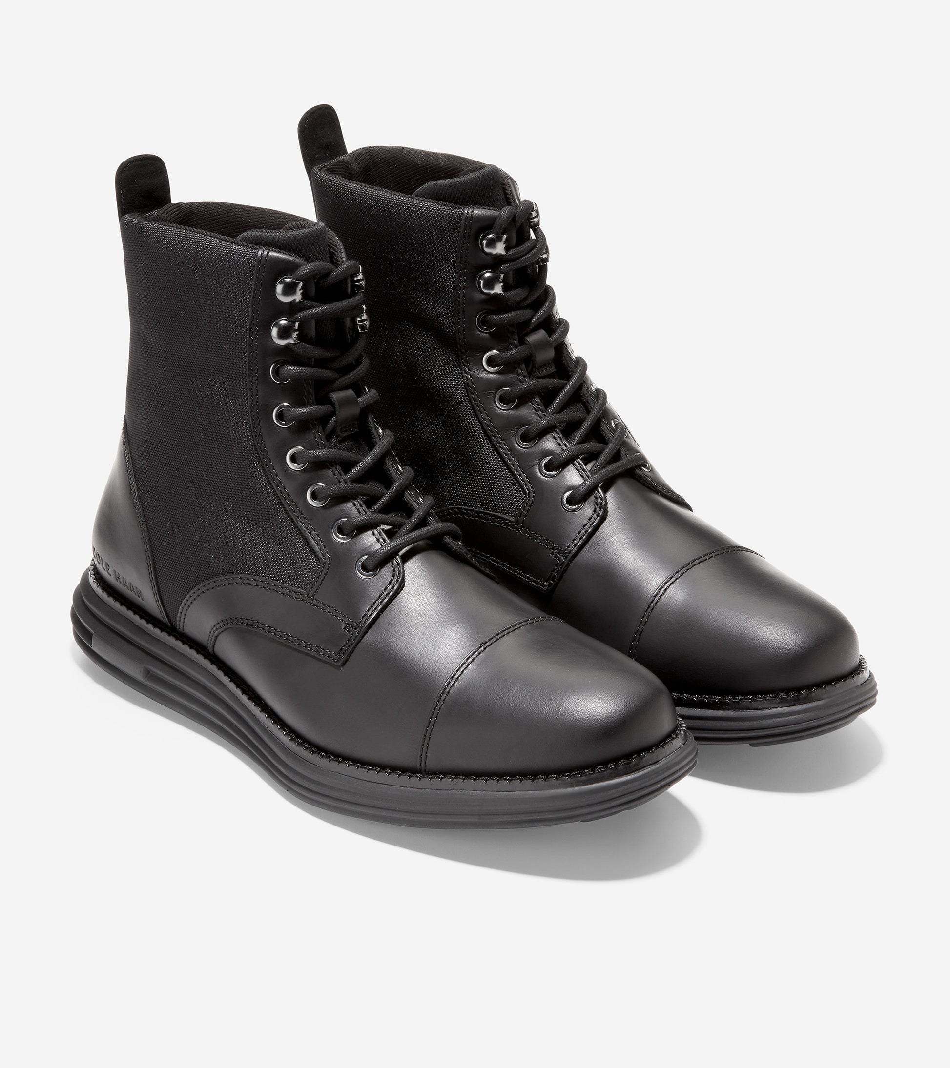 Men's ØriginalGrand Cap Toe Boot-c37077-Black-Black – Cole Haan
