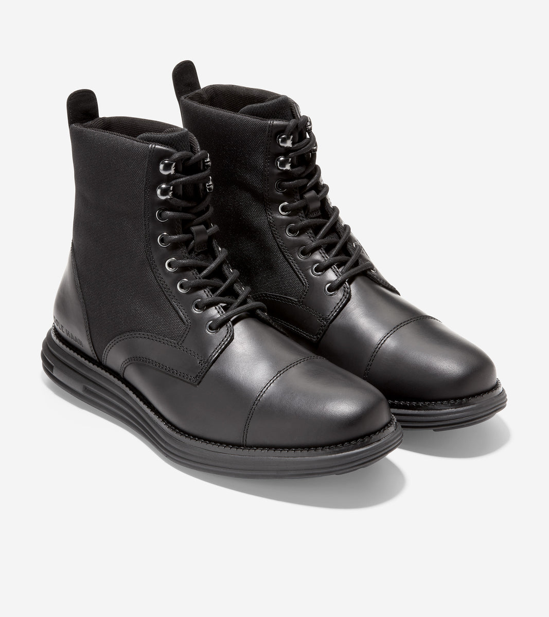 C37077-Men's ØriginalGrand Cap Toe Boot-Black-Black