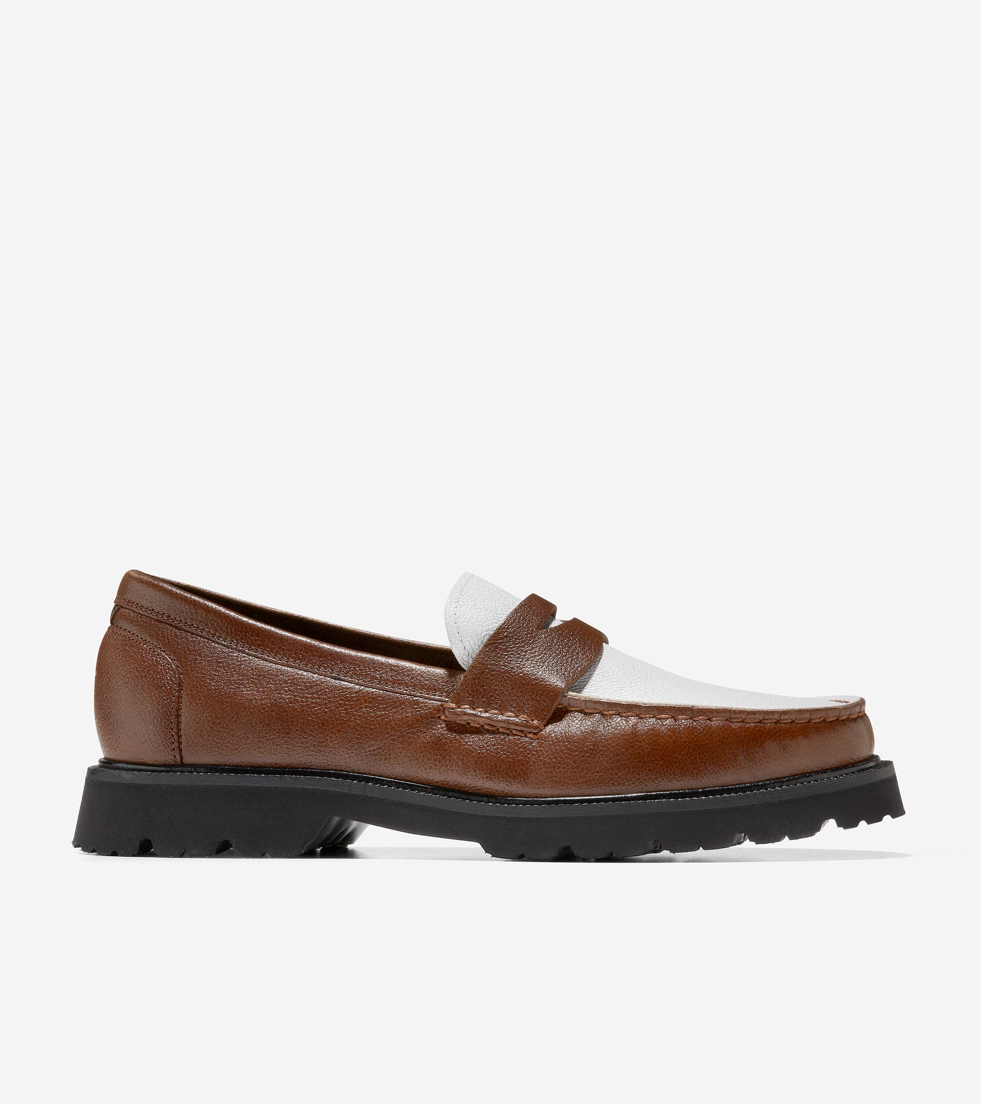 c37079-Men's American Classics Penny Loafer-Chestnut Spectator