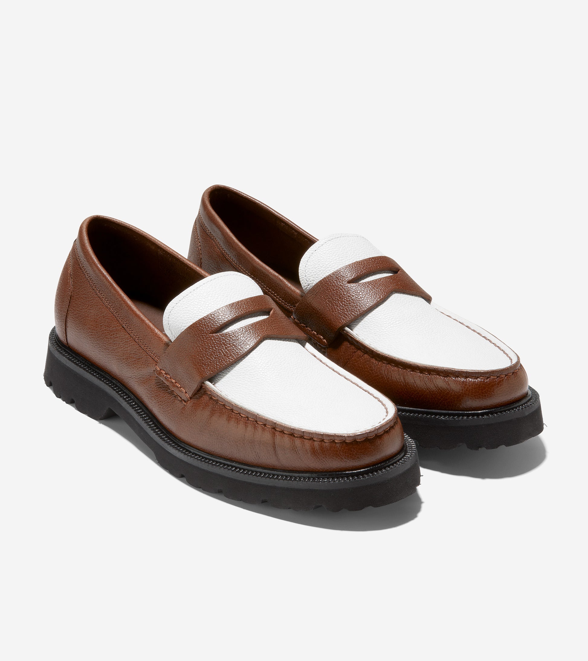 c37079-Men's American Classics Penny Loafer-Chestnut Spectator