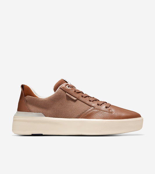 Men's GrandPrø Crew Sneaker-C37228-British Tan/Ivory