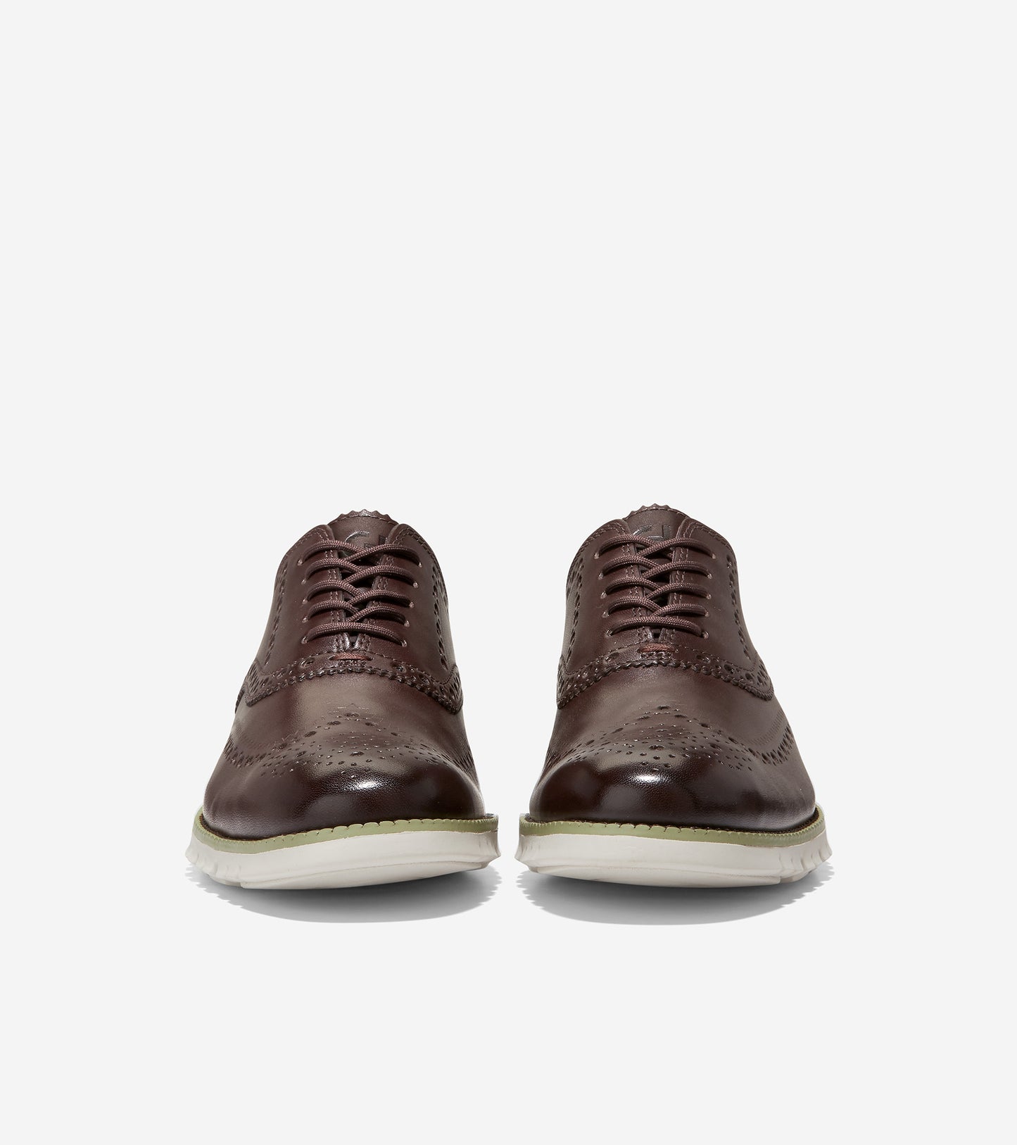 C37341-Men's ZERØGRAND Wingtip Oxford-Dark Chocolate-Gold Fusion