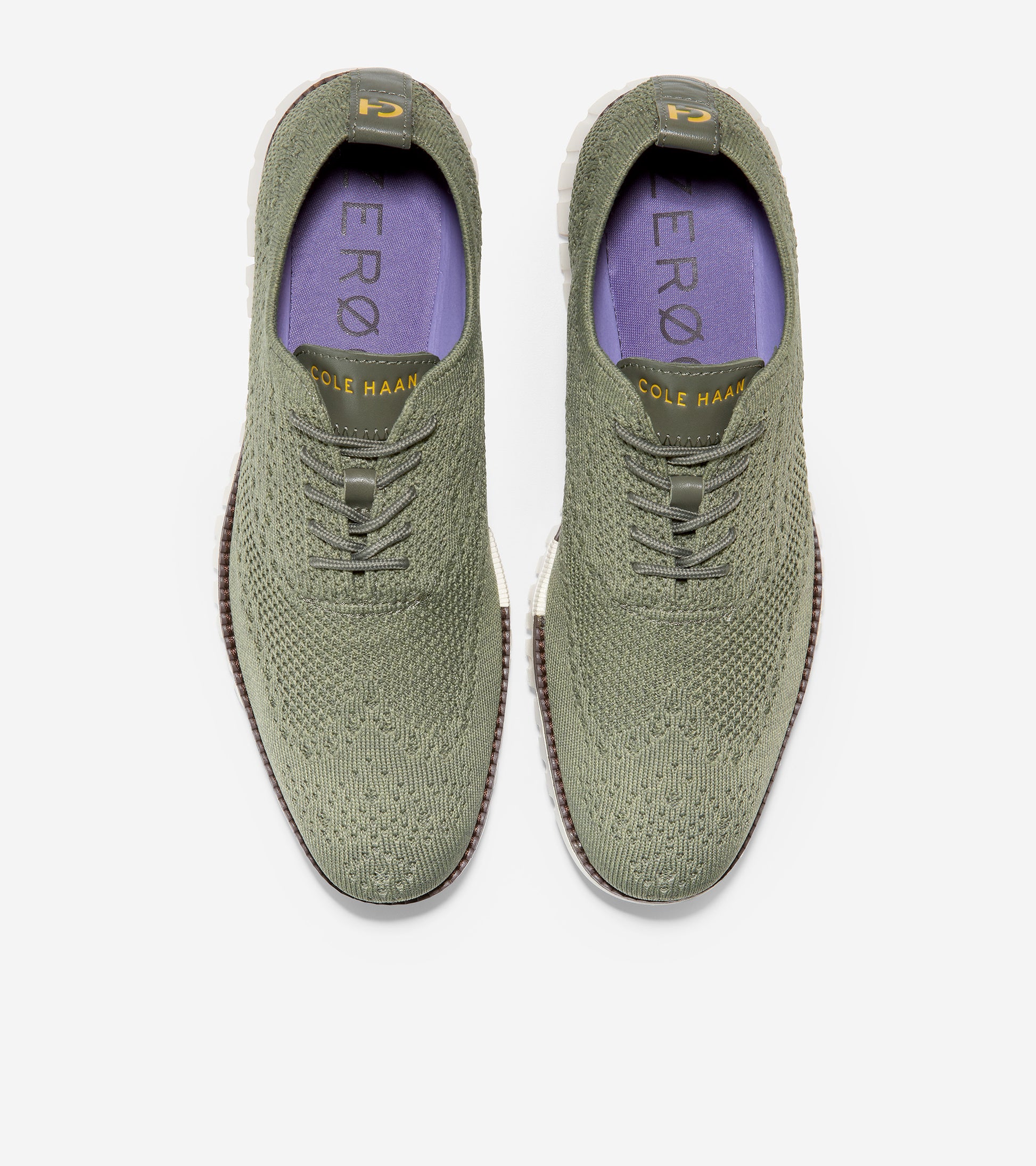 C37343-Men's ZERØGRAND Oxford-Tea Leaf-Egret Stitchlite™