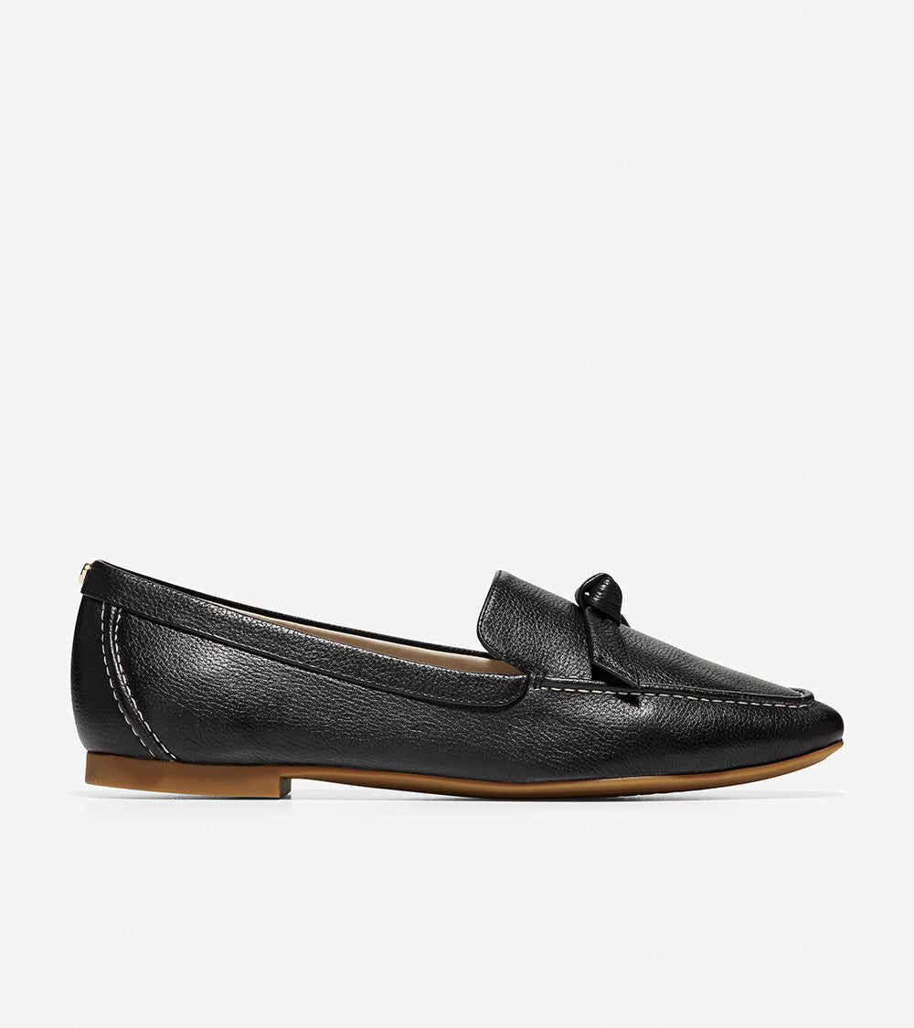 ColeHaan-Caddie Bow Loafer-w18161-Black