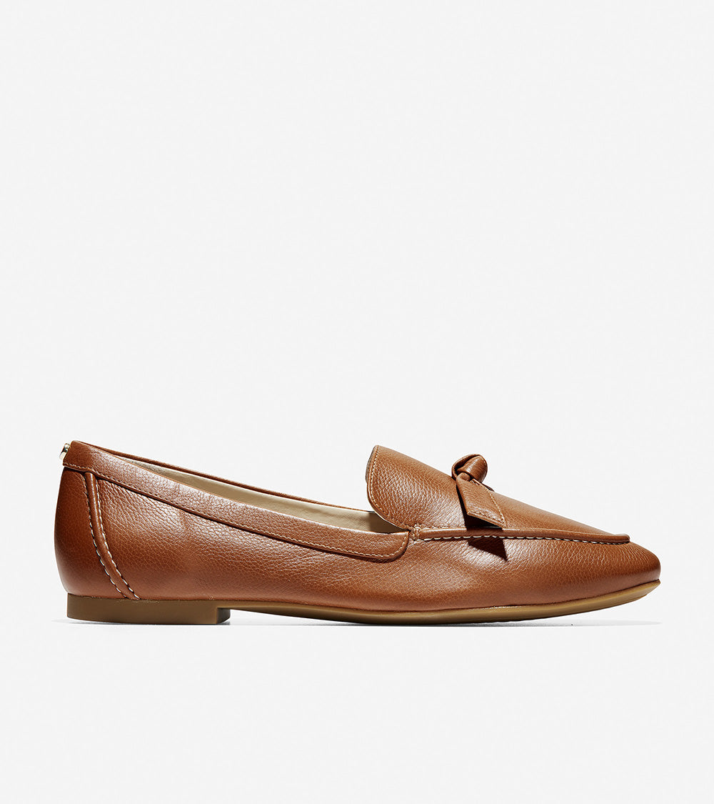 ColeHaan-Caddie Bow Loafer-w18162-Brown