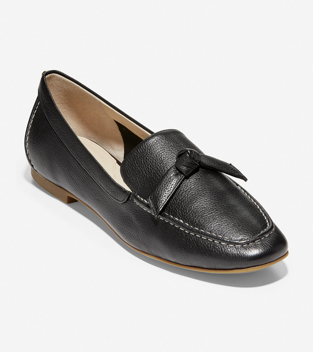 ColeHaan-Caddie Bow Loafer-w18161-Black