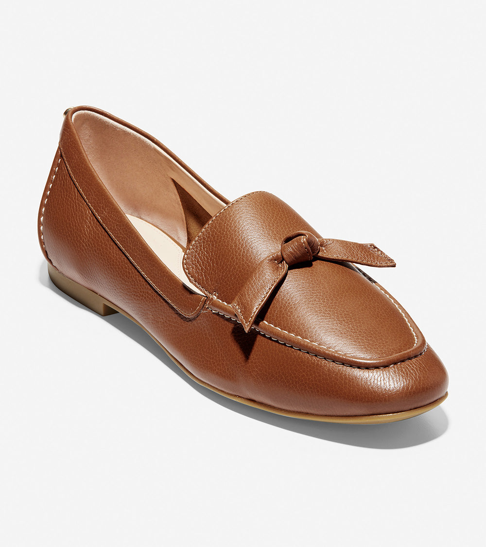 ColeHaan-Caddie Bow Loafer-w18162-Brown