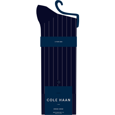 1PK 10x1 Ribbed Crew - ML-CHM201DR39002-NAVY