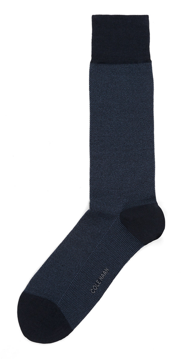  Cole Haan Men's Dress Socks - Patterned Crew Socks