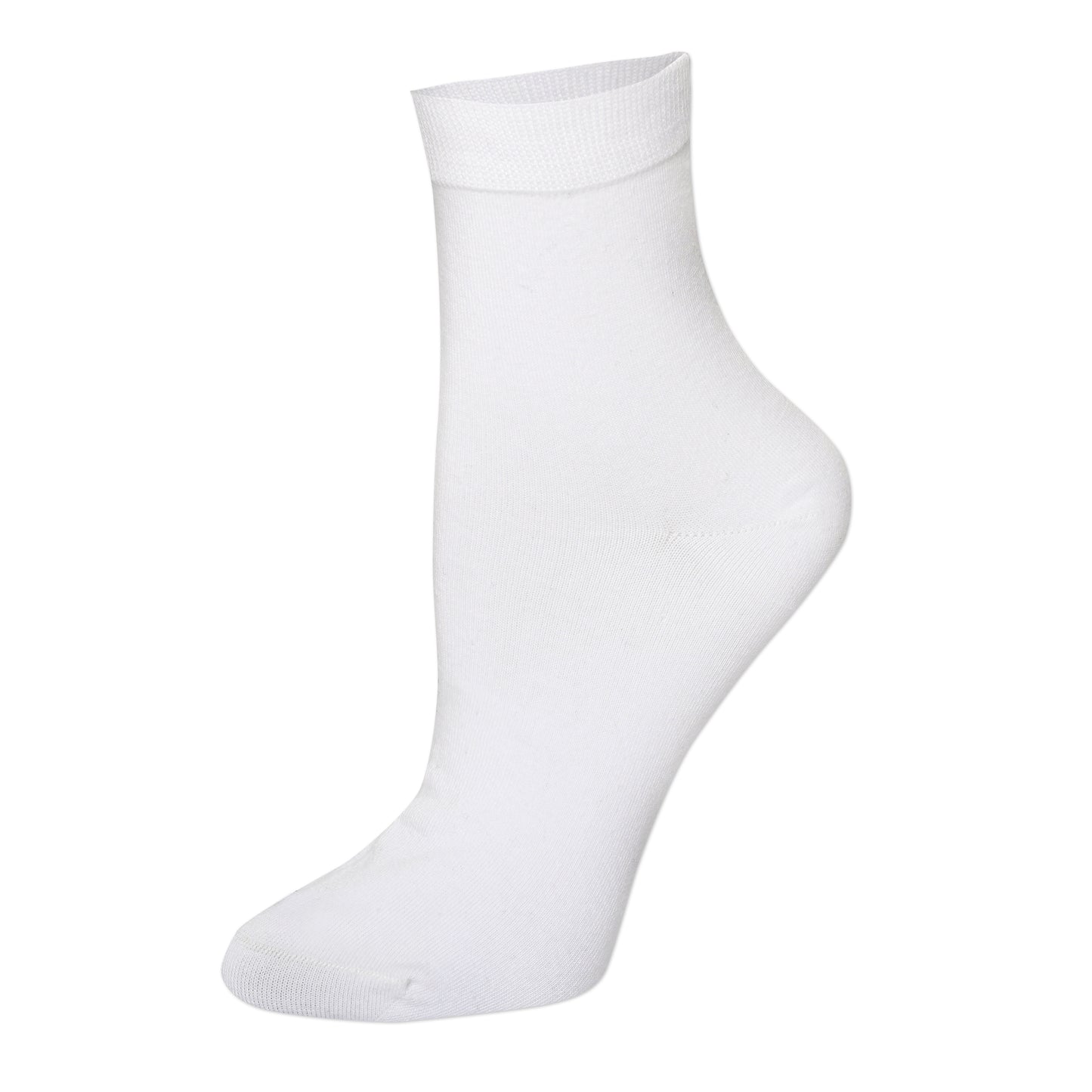 CHW223CR03002-2Pk Solid Short Crew-White