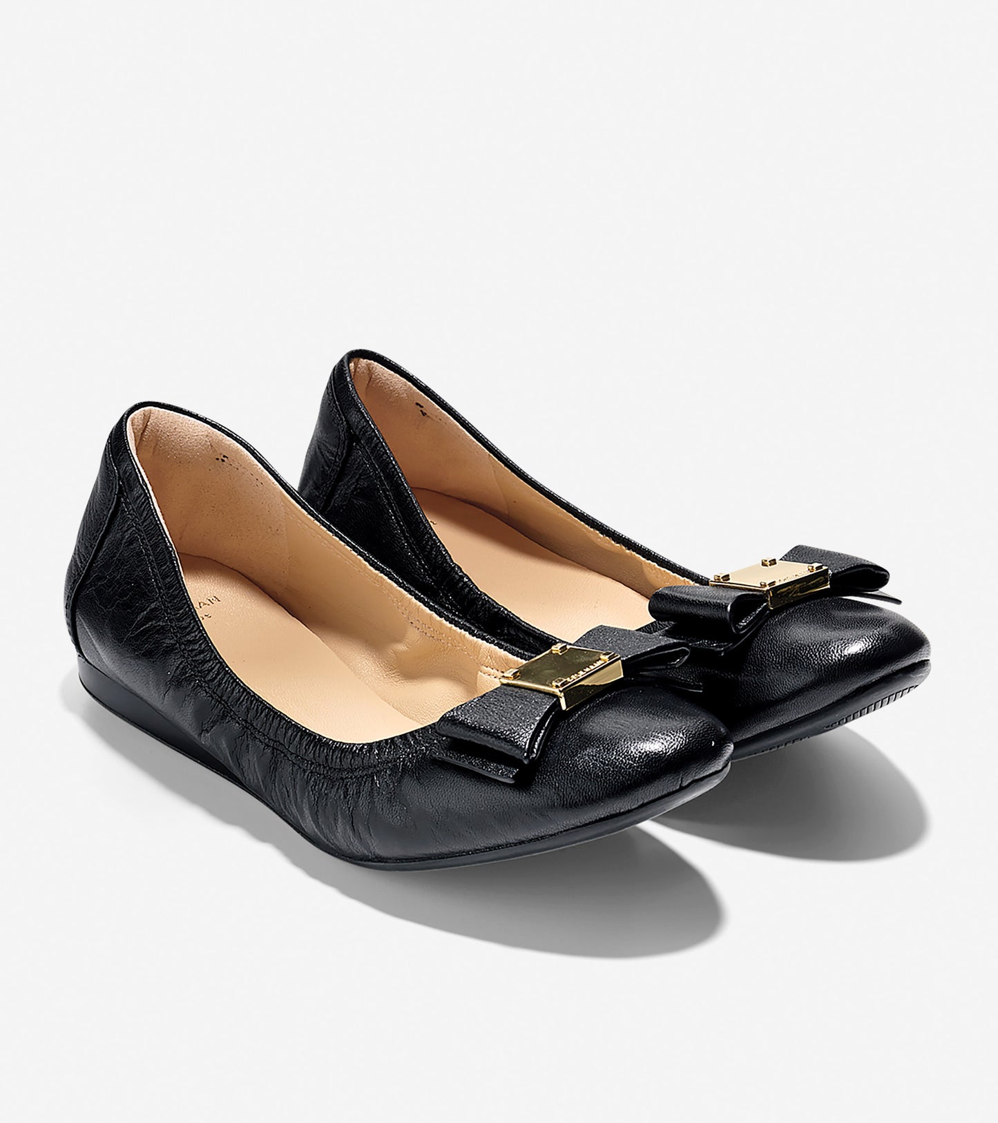 ColeHaan-Tali Bow Ballet Flat-d43262-Black