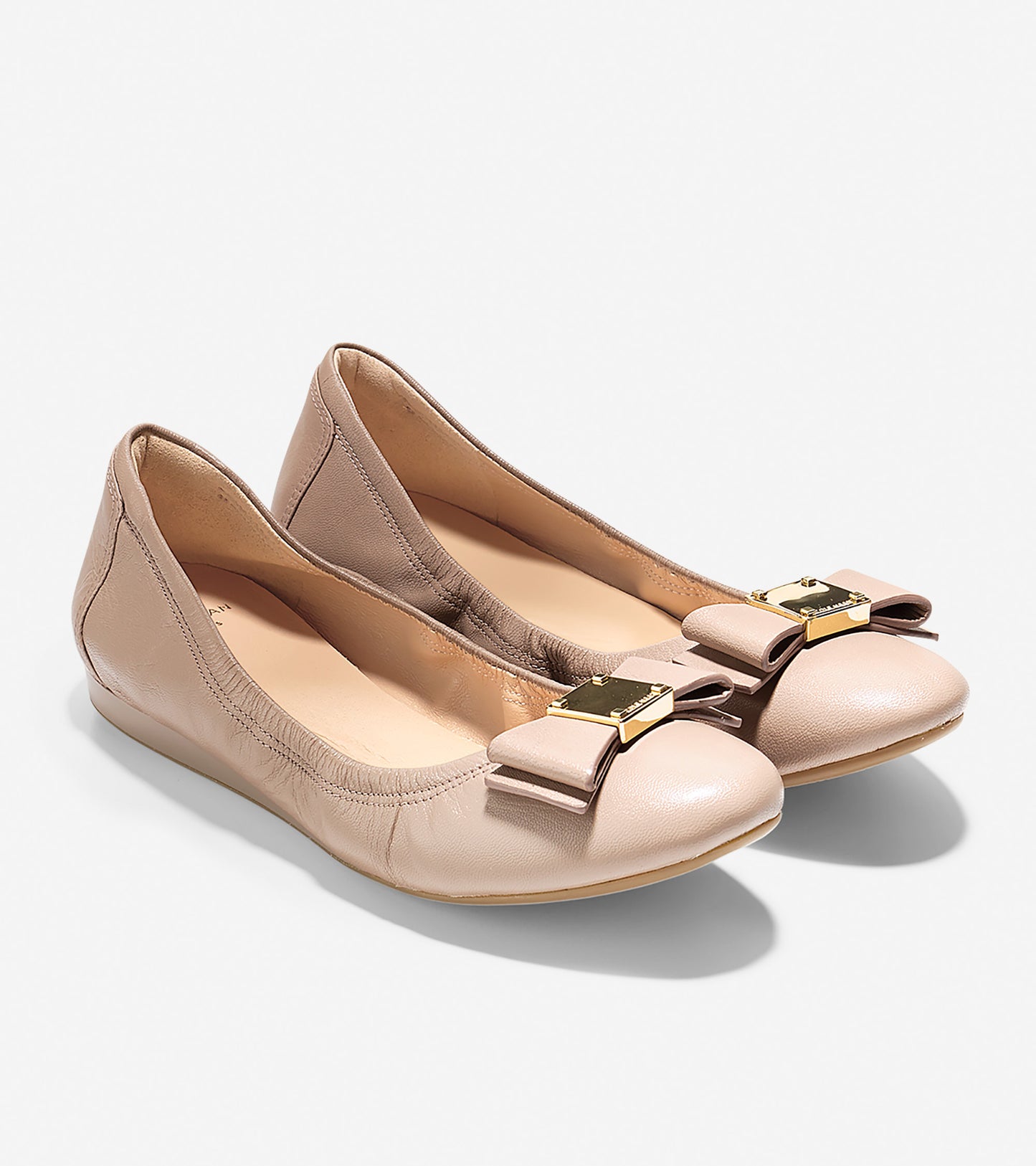 ColeHaan-Tali Bow Ballet Flat-d43263-Maple Sugar