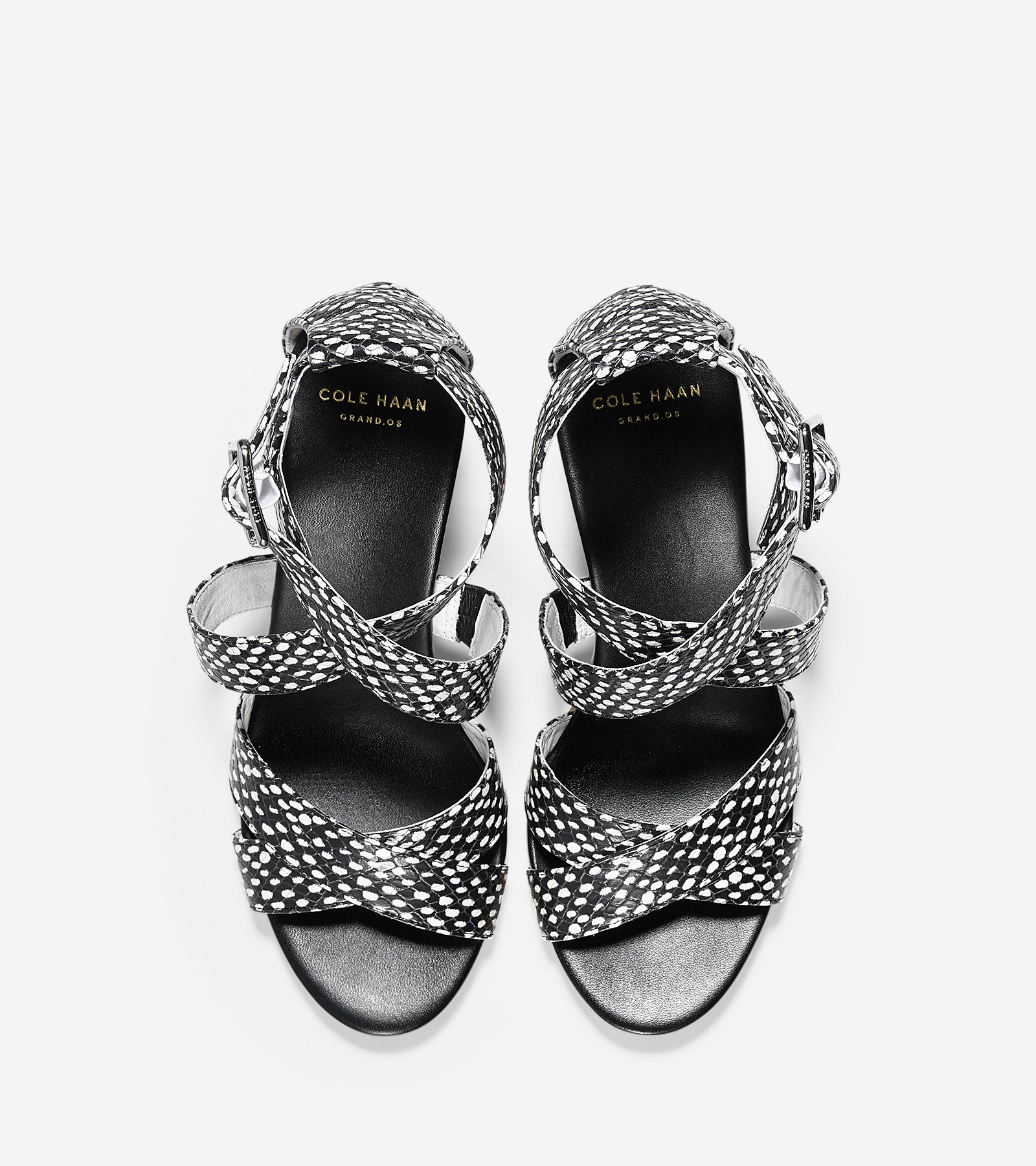 ColeHaan-Jillian Wedge (85mm)-d43850-Black-white Dot Print