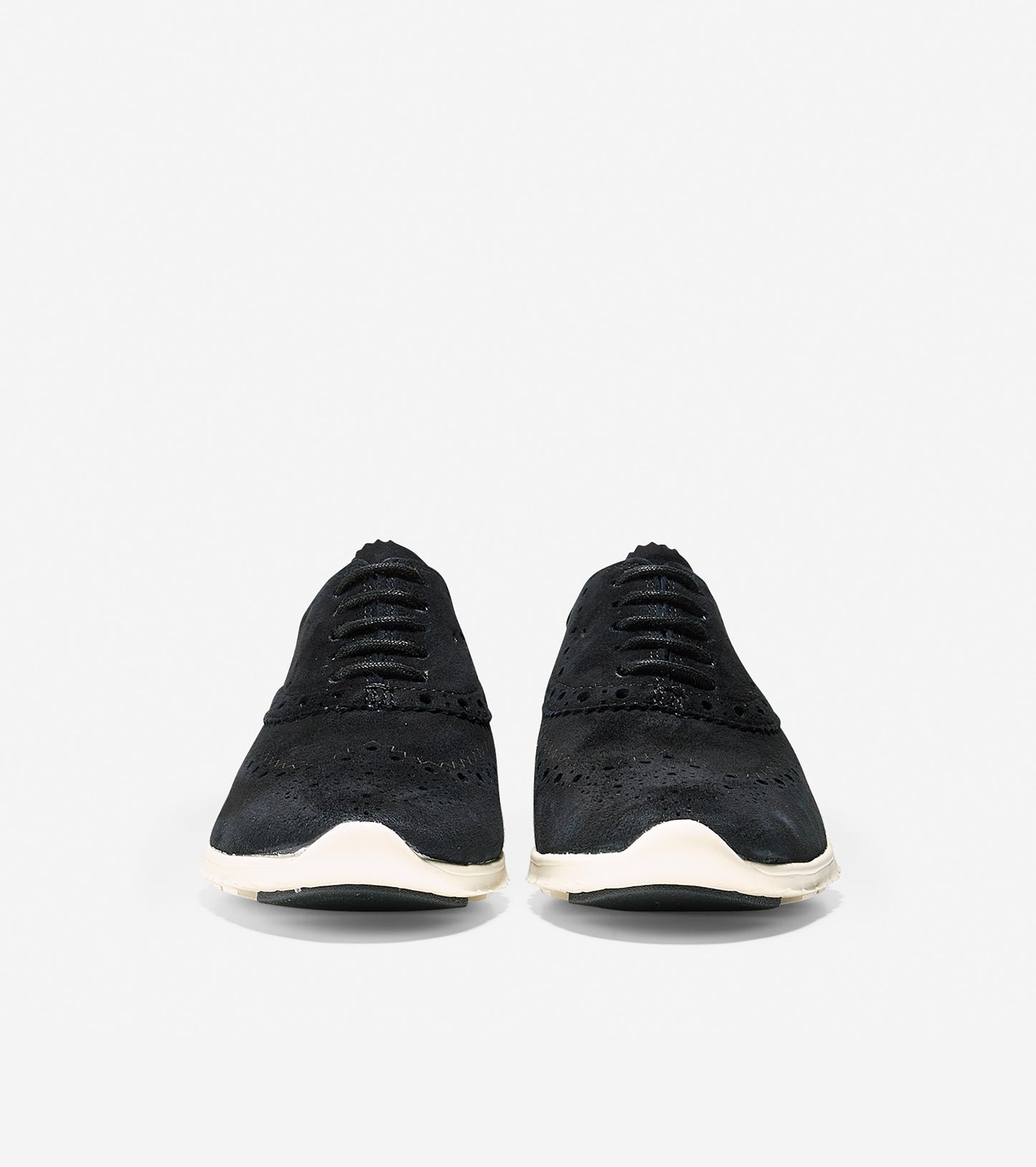 ColeHaan-ZERØGRAND Wingtip Oxford-d44060-Black Suede