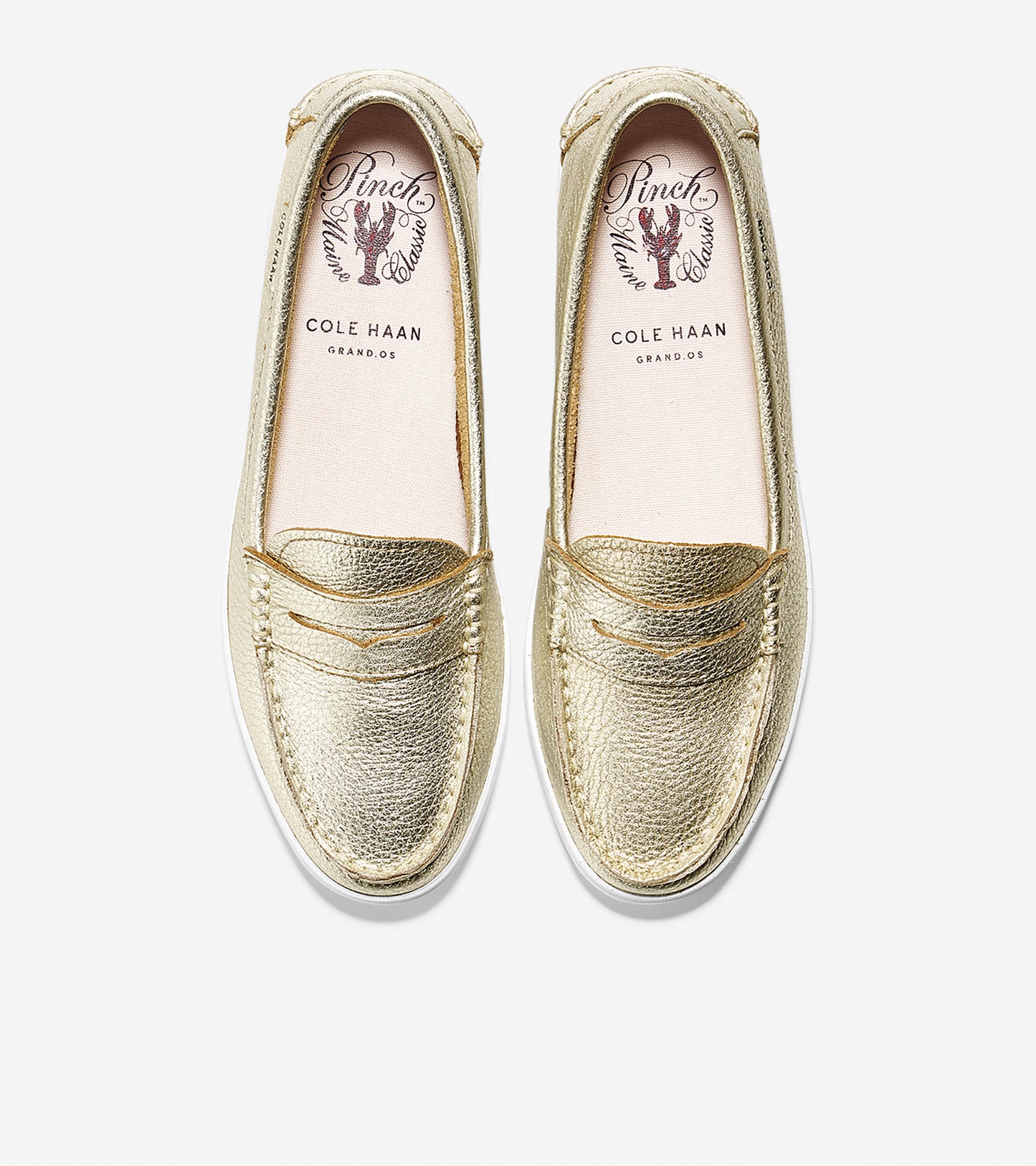 ColeHaan-Pinch Weekender Loafer-d44621-Soft Gold Metallic