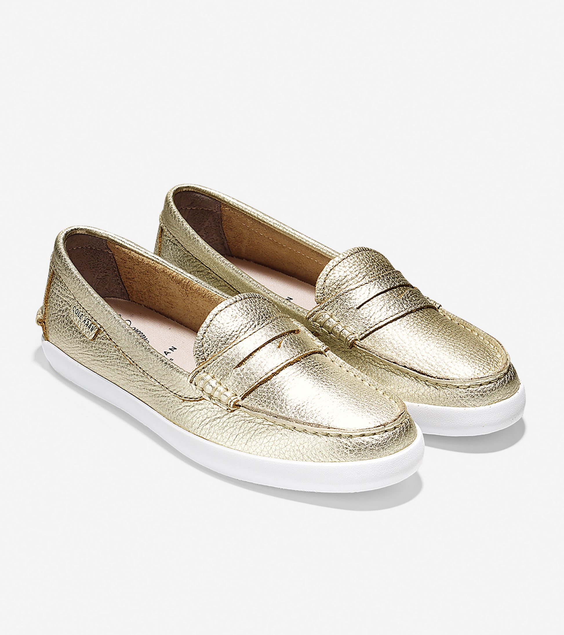 ColeHaan-Pinch Weekender Loafer-d44621-Soft Gold Metallic