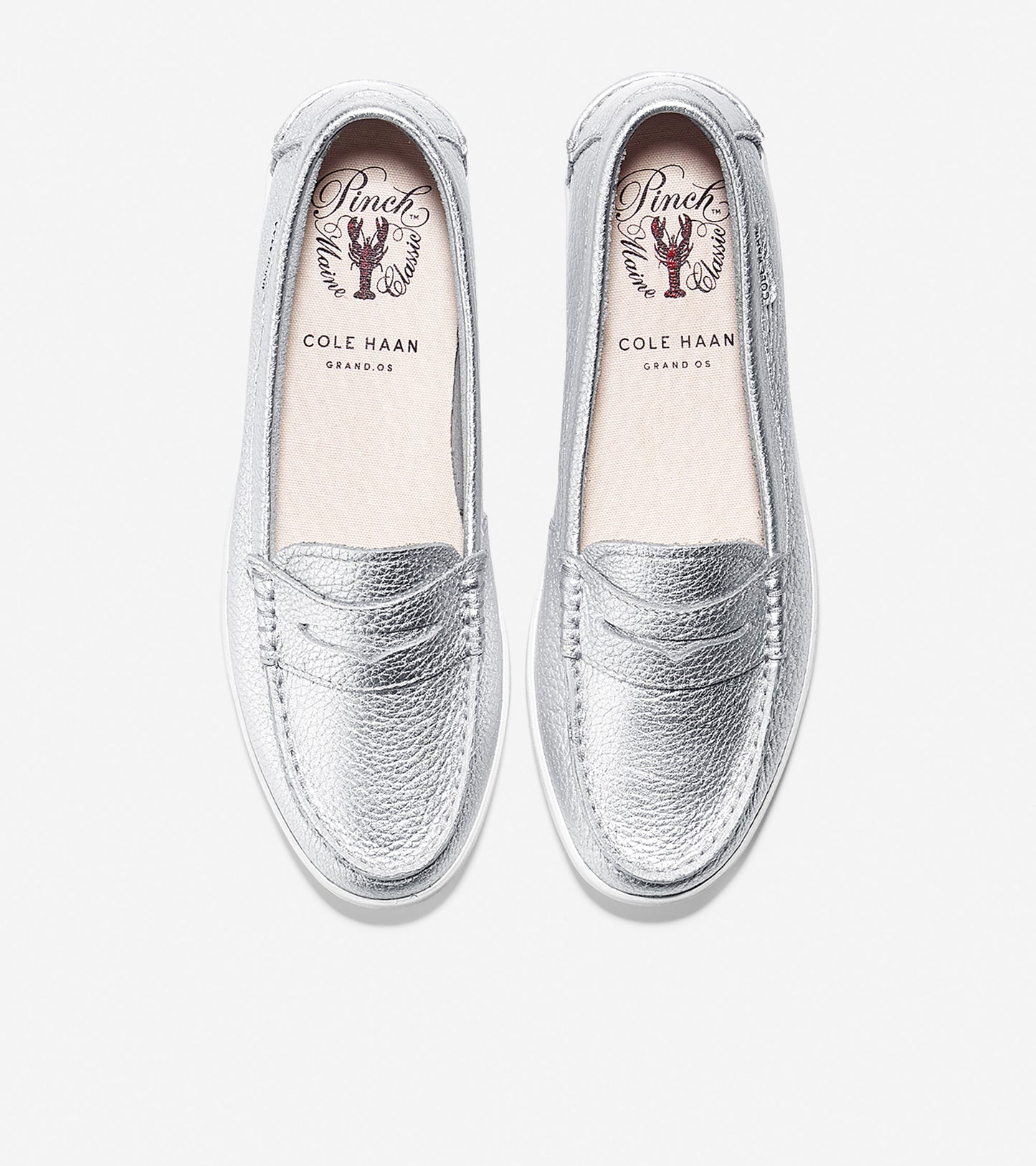 ColeHaan-Pinch Weekender Loafer-d44622-Argento Metallic