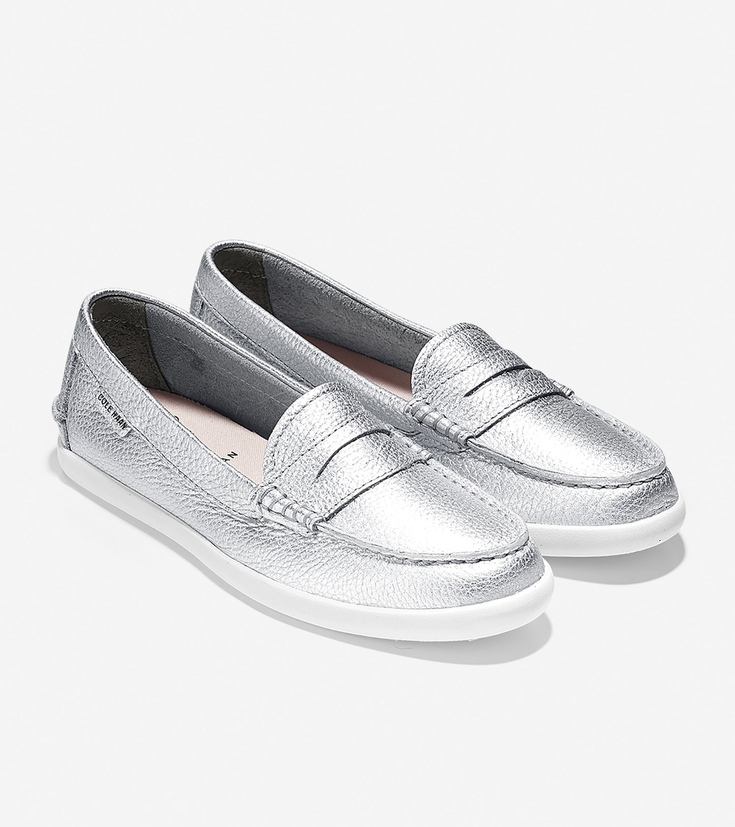 ColeHaan-Pinch Weekender Loafer-d44622-Argento Metallic
