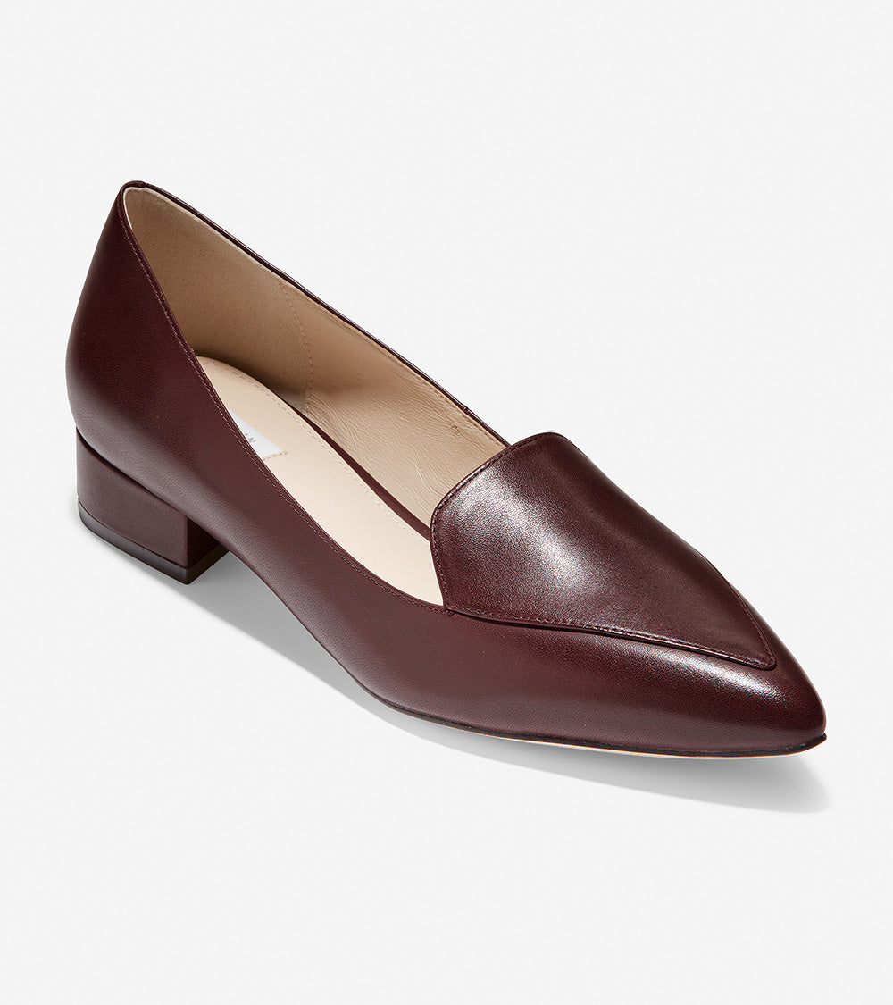 ColeHaan-Dellora Skimmer Flat -w14077-Brown