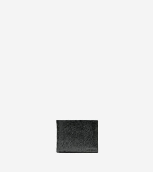 ColeHaan-Wayland Billfold With Passcase Wallet-f10093-Black