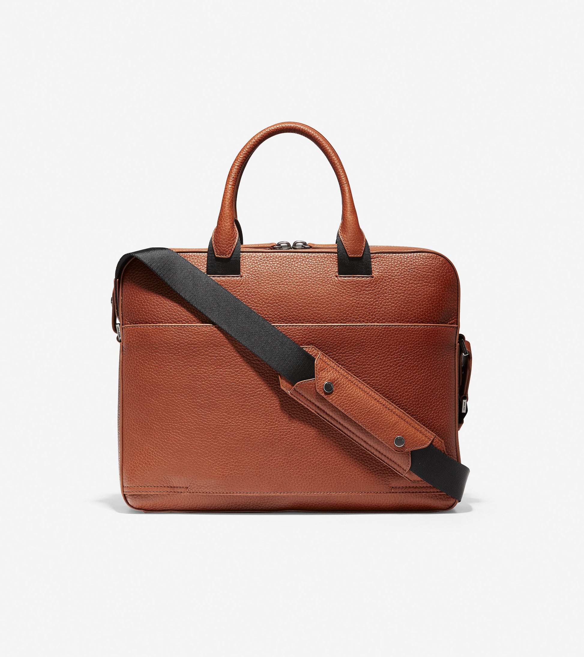 ColeHaan-GRANDSERIES Leather Attache-f11315-British Tan Leather