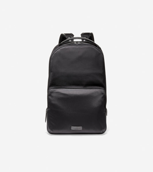 ColeHaan-GRANDSERIES Nylon and Leather Backpack-f11332-Black