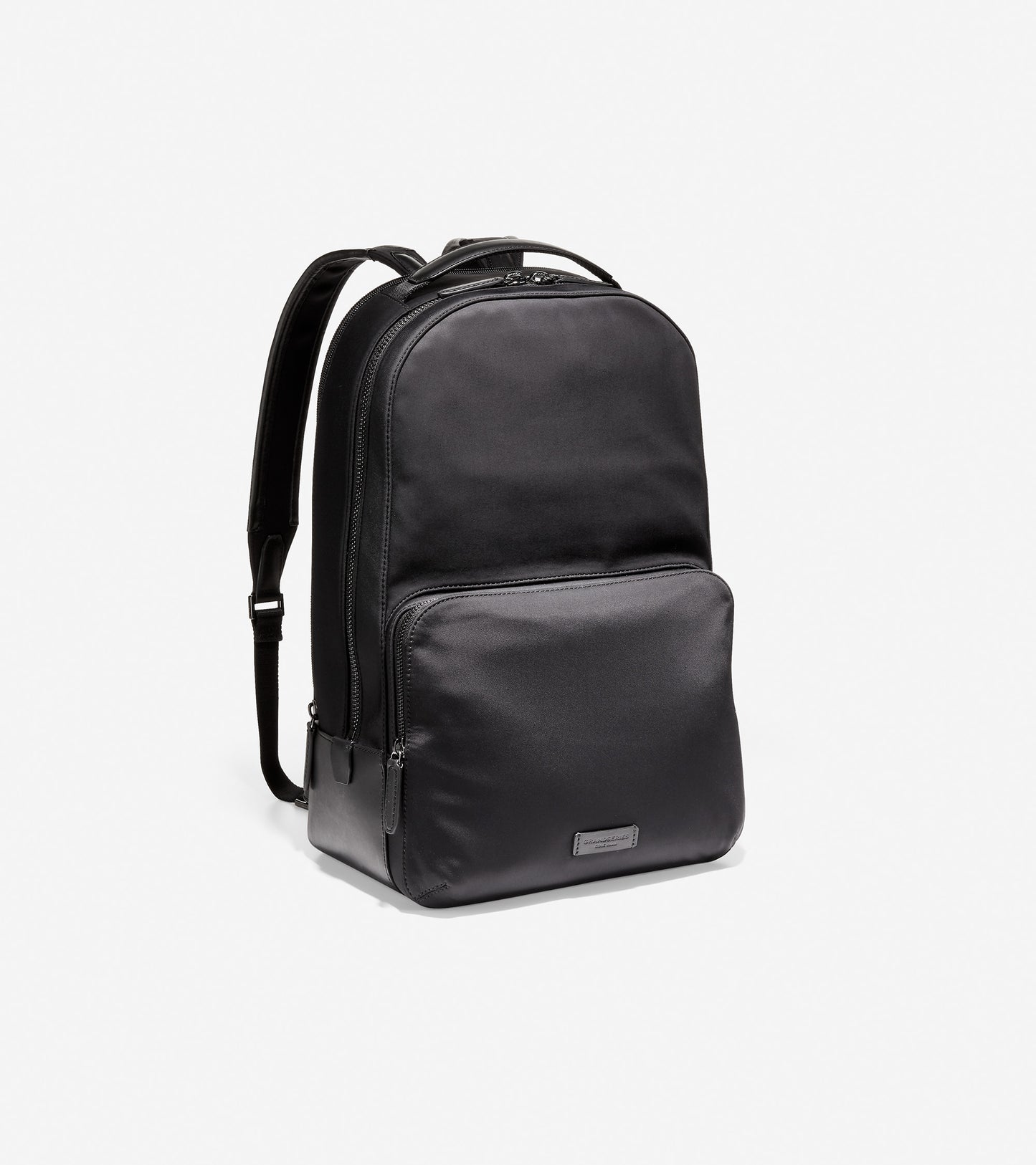 ColeHaan-GRANDSERIES Nylon and Leather Backpack-f11332-Black