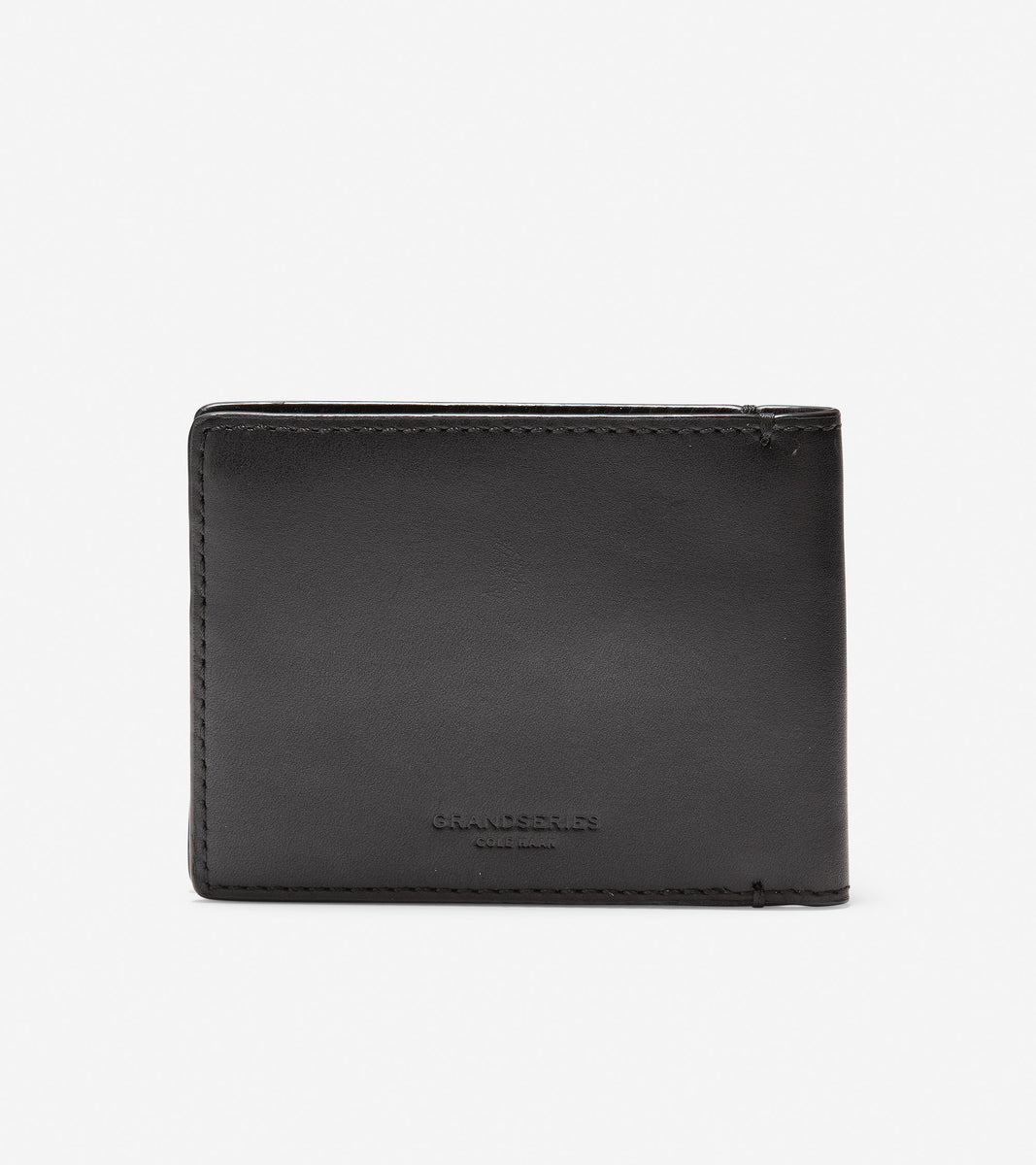 ColeHaan-GRANDSERIES Leather Bifold With Removable Pass Case-f11424-Black
