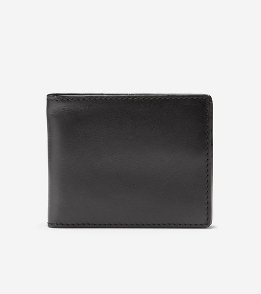 ColeHaan-GRANDSERIES Leather Slim Bifold-f11428-Black