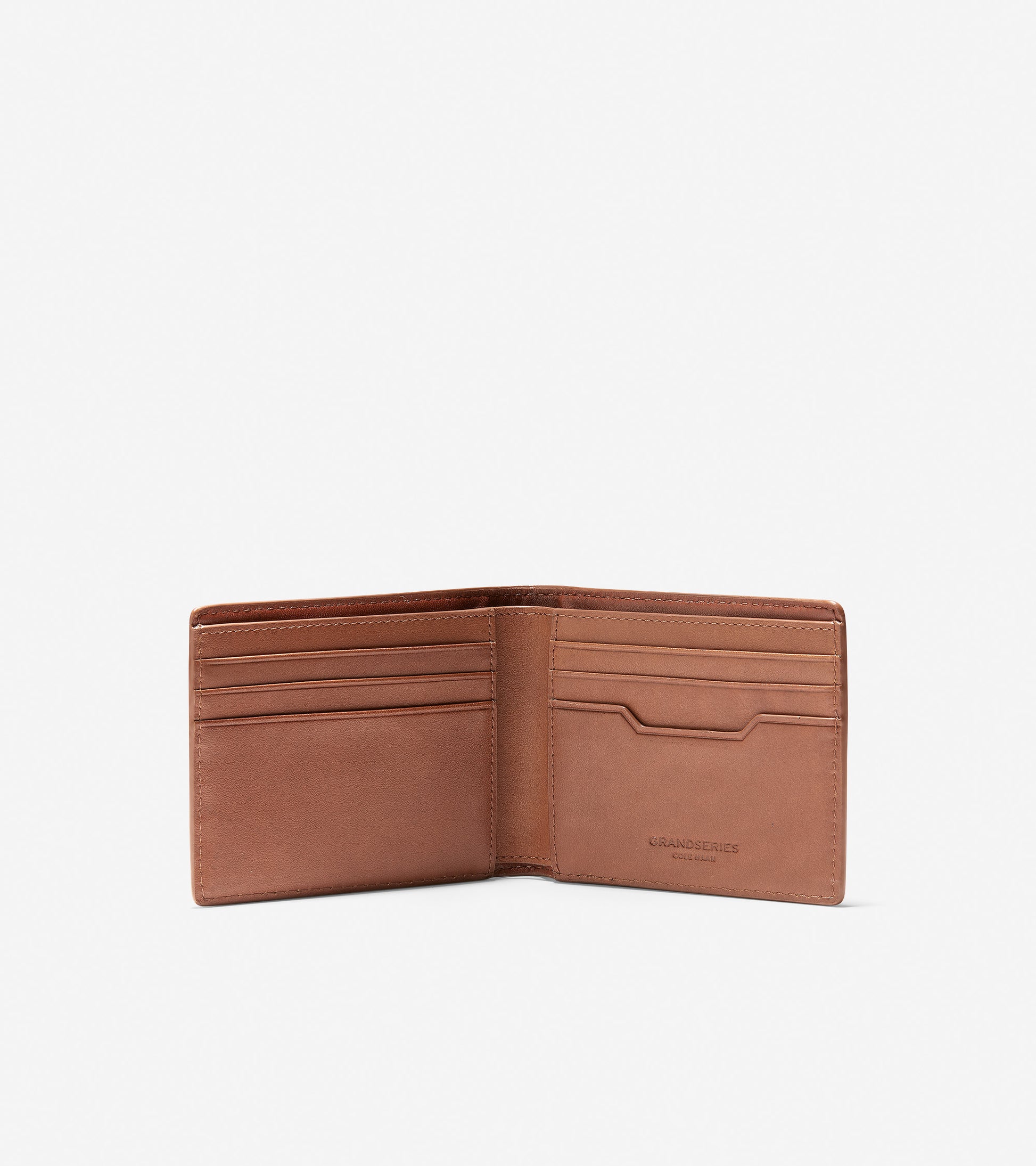 ColeHaan-GRANDSERIES Leather Slim Bifold-f11429-British Tan