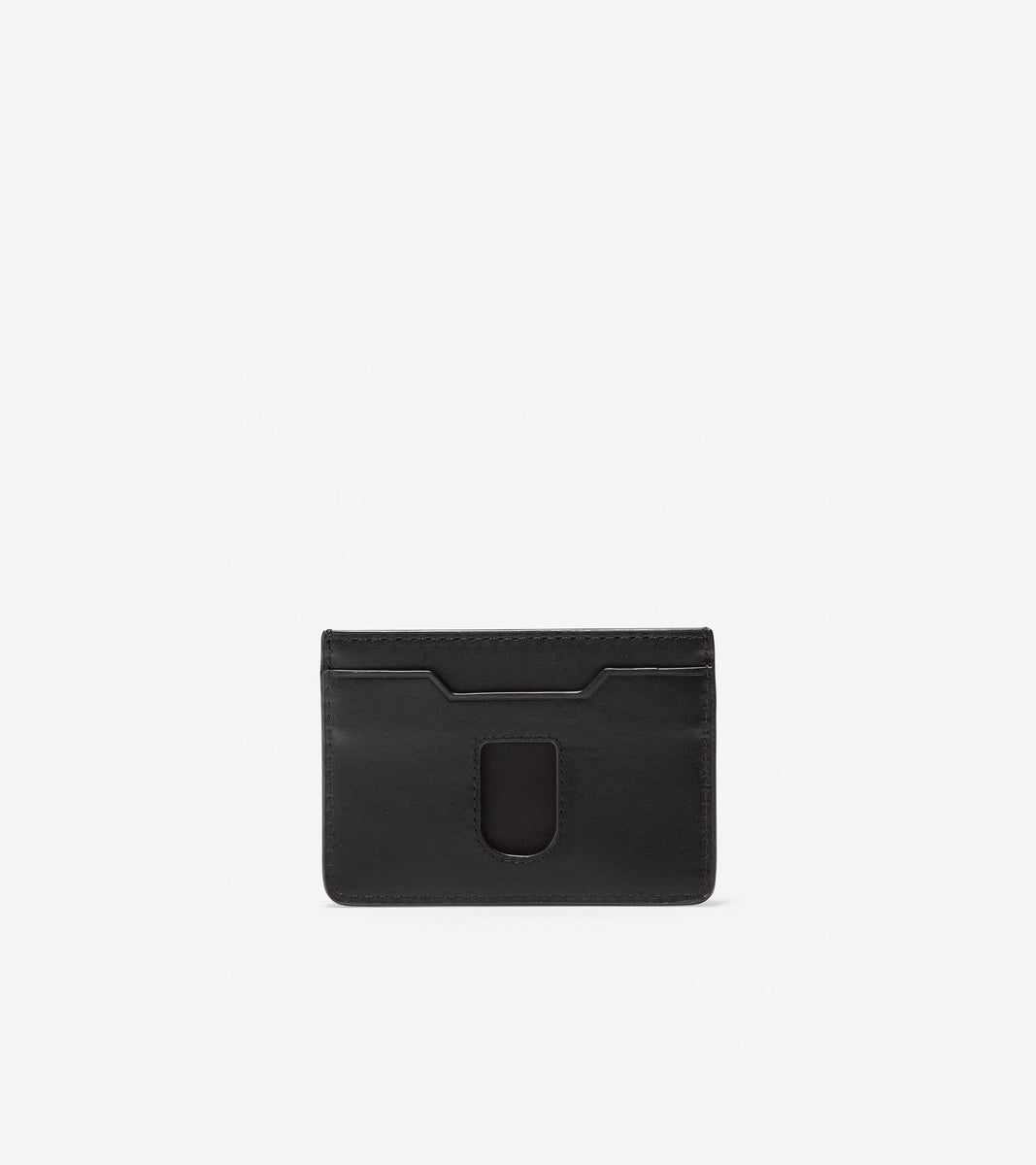 ColeHaan-GRANDSERIES Leather Card Case-f11436-Black