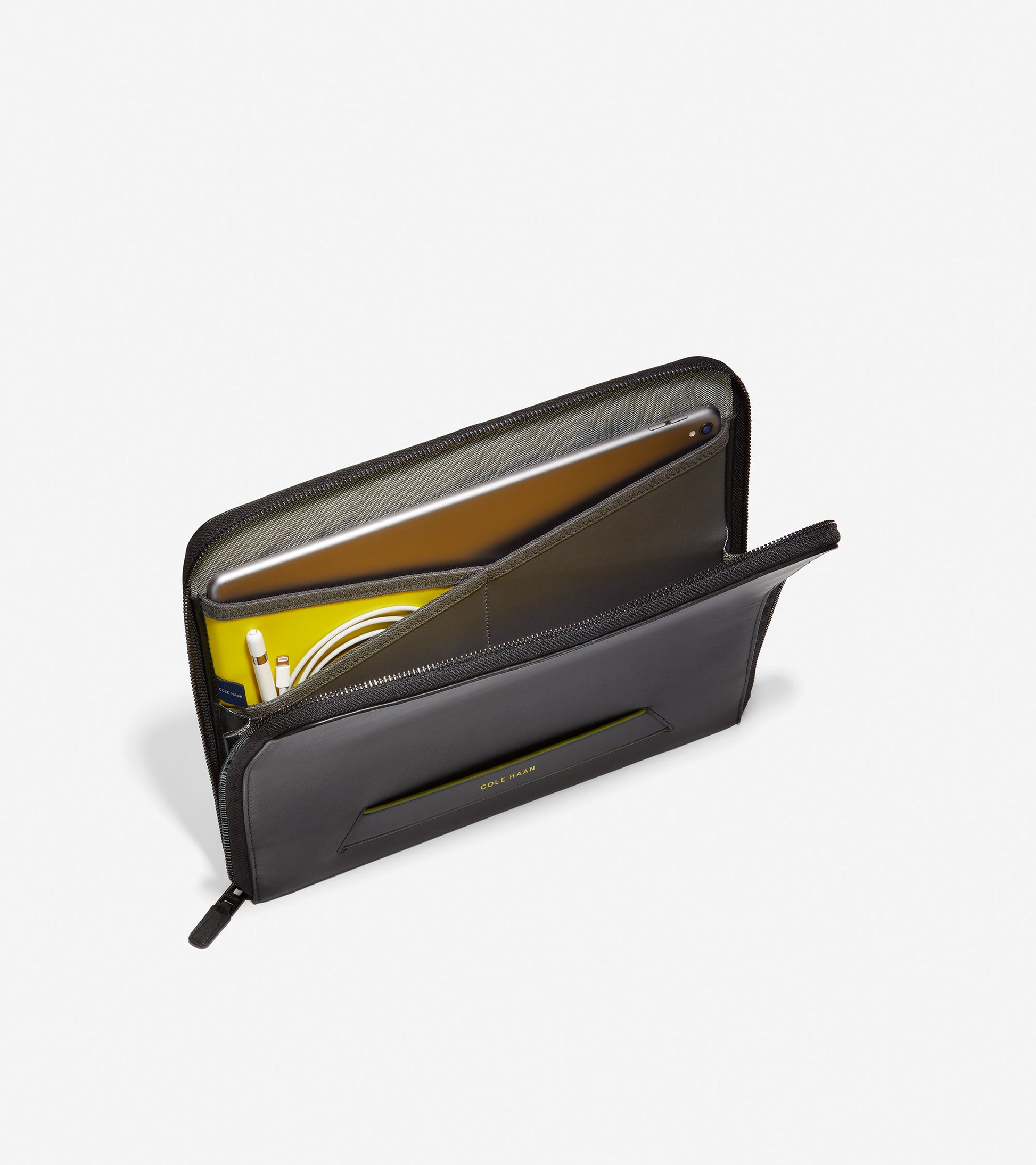 ColeHaan-Grand Series Tech Folio-f11851-Black-Cyber Yellow