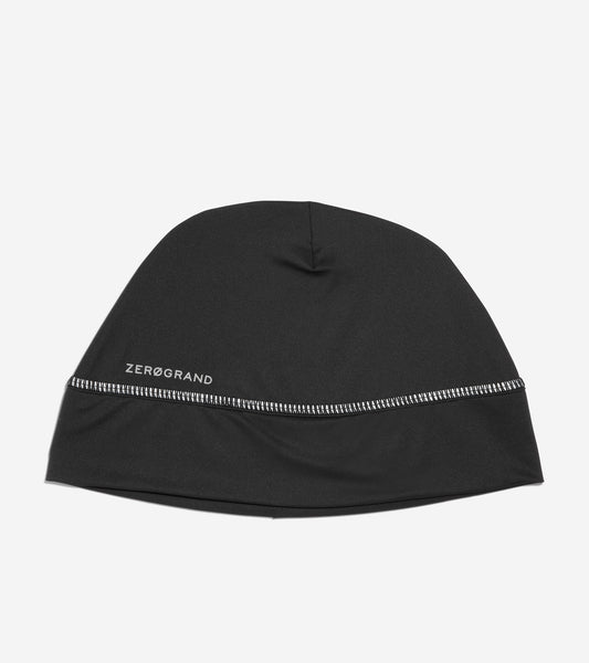 F12102-Stretch Run Beanie-Black